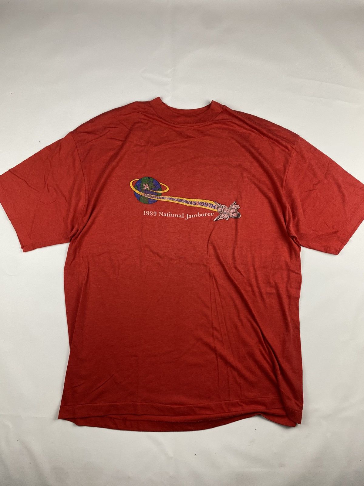 Vintage Vintage 80s Jambore tshirt Size US XXL / EU 58 / 5 - 2 Thumbnail