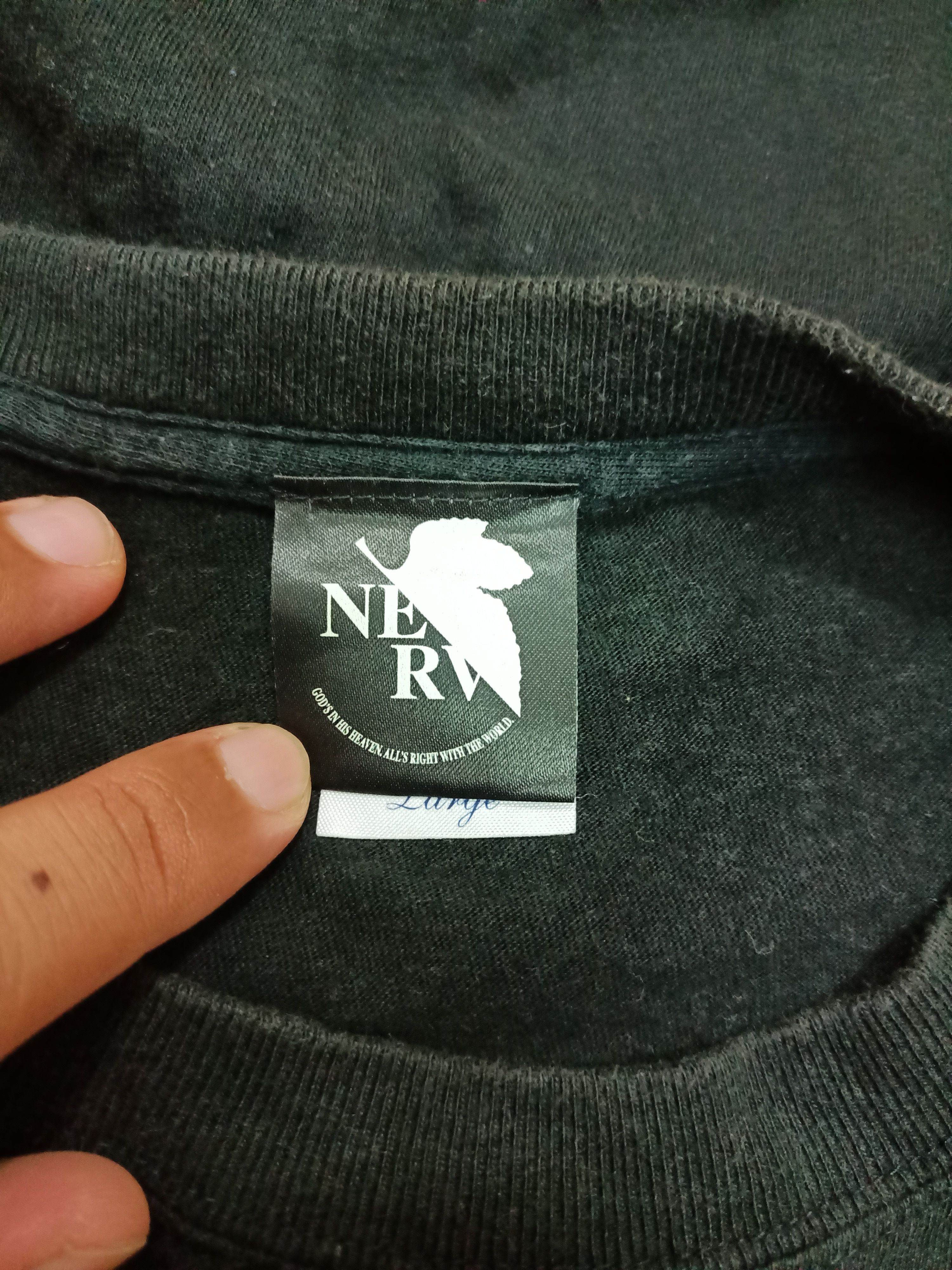 Anime Vintage Neon Genesis Evangelion Episode 17 The Fourth Child Size US L / EU 52-54 / 3 - 3 Thumbnail
