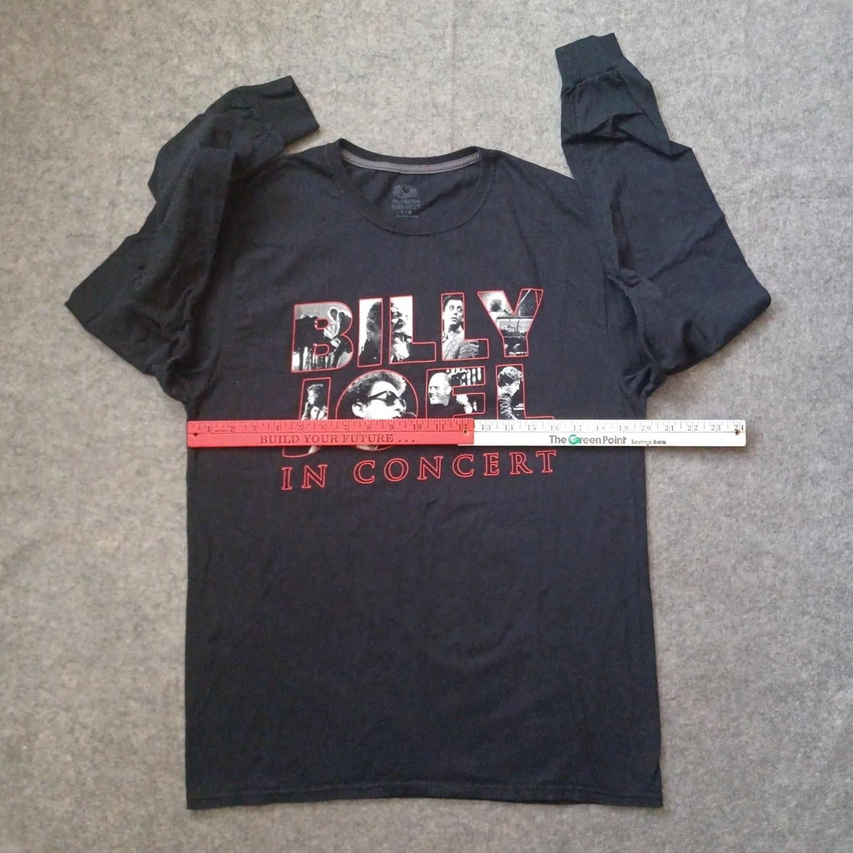 Fruit Of The Loom Billy Joel Shirt Mens L Black Concert 2018 Home At The Garden Long Sleeve T Size US L / EU 52-54 / 3 - 4 Thumbnail