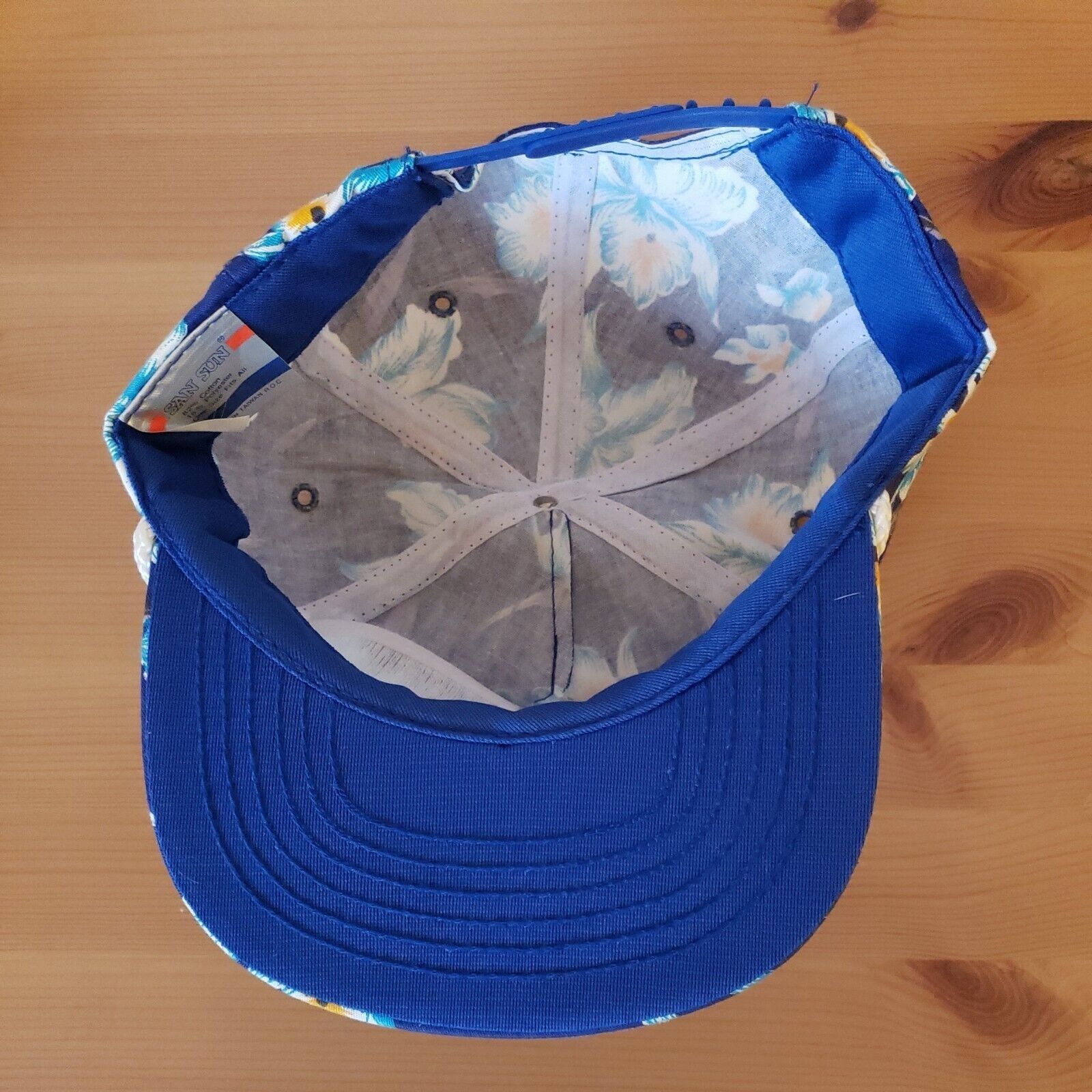 Vintage Vtg Hawaiian 5 Panel Hat Corded Embroidered Dad Cap Brow Fla Size ONE SIZE - 6 Thumbnail