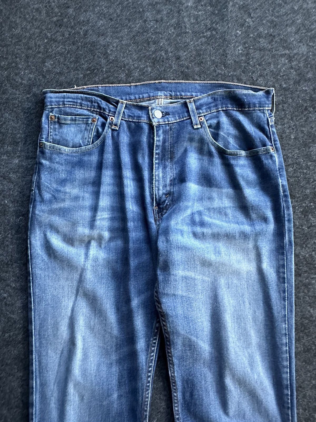 Levis 514 Y2k Mexico Distressed Denim D481