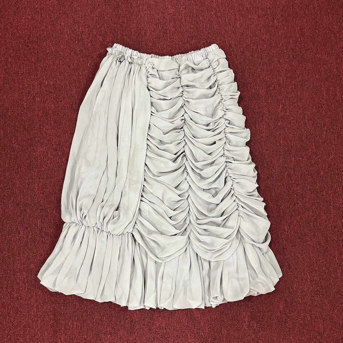 Comme des Garcons Comme Des Garçon Draped Midi Skirt Size 28" / US 6 / IT 42 - 1 Thumbnail