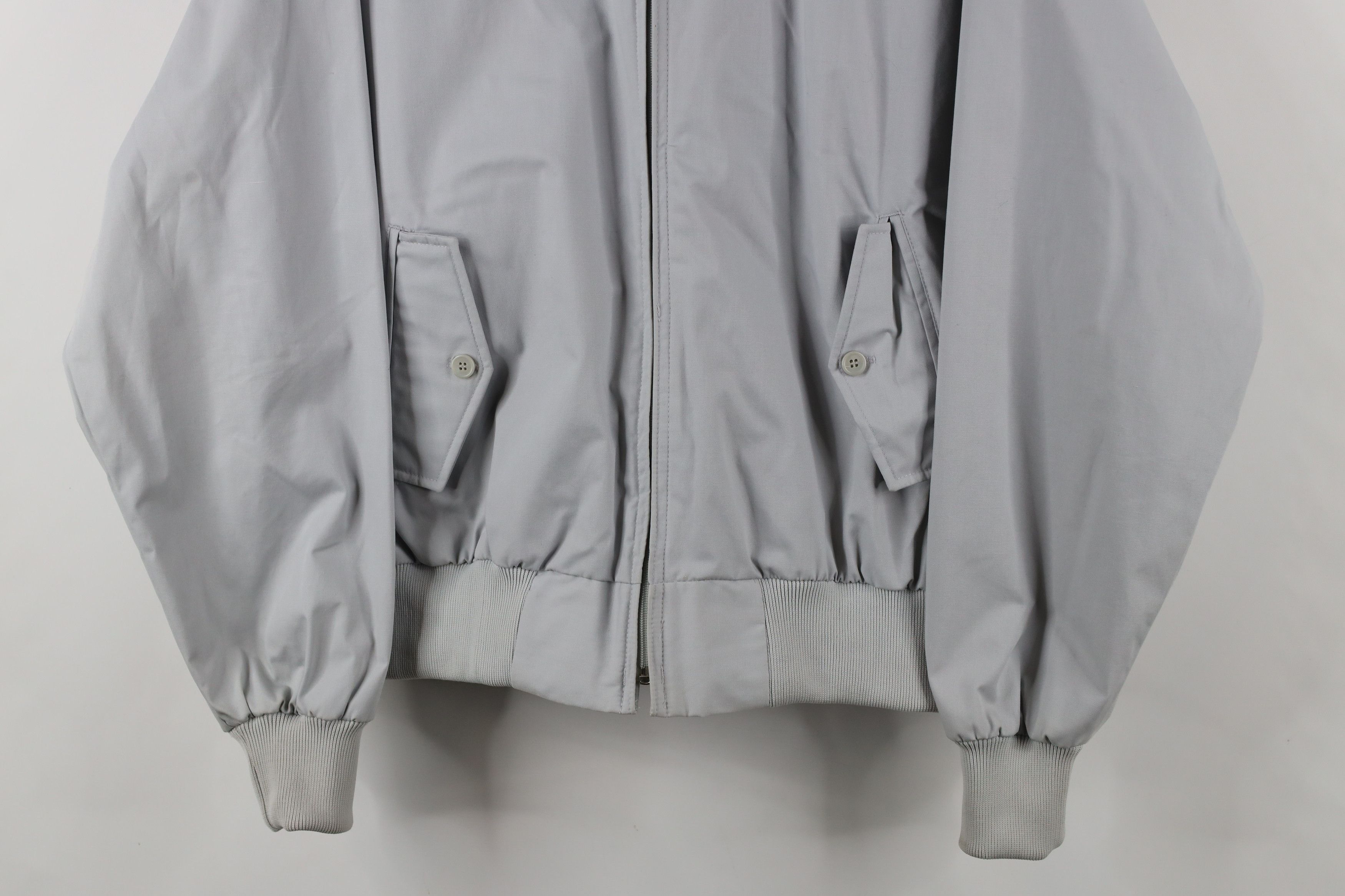 Vintage Vtg 70s 80s Streetwear Cafe Racer Bomber Jacket Gray Size US L / EU 52-54 / 3 - 3 Thumbnail