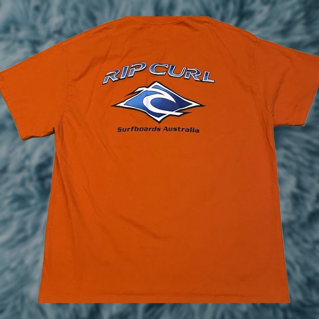 Quiksilver VINTAGE Rip Curl Australia Faded Shirt XL Surf Skate Grunge Billabong OP TC 90s Y2K Shirt Men XL Orange Graphic Tee Beach Ocean 90s Grunge Rock USA Size US XL / EU 56 / 4 - 1 Thumbnail