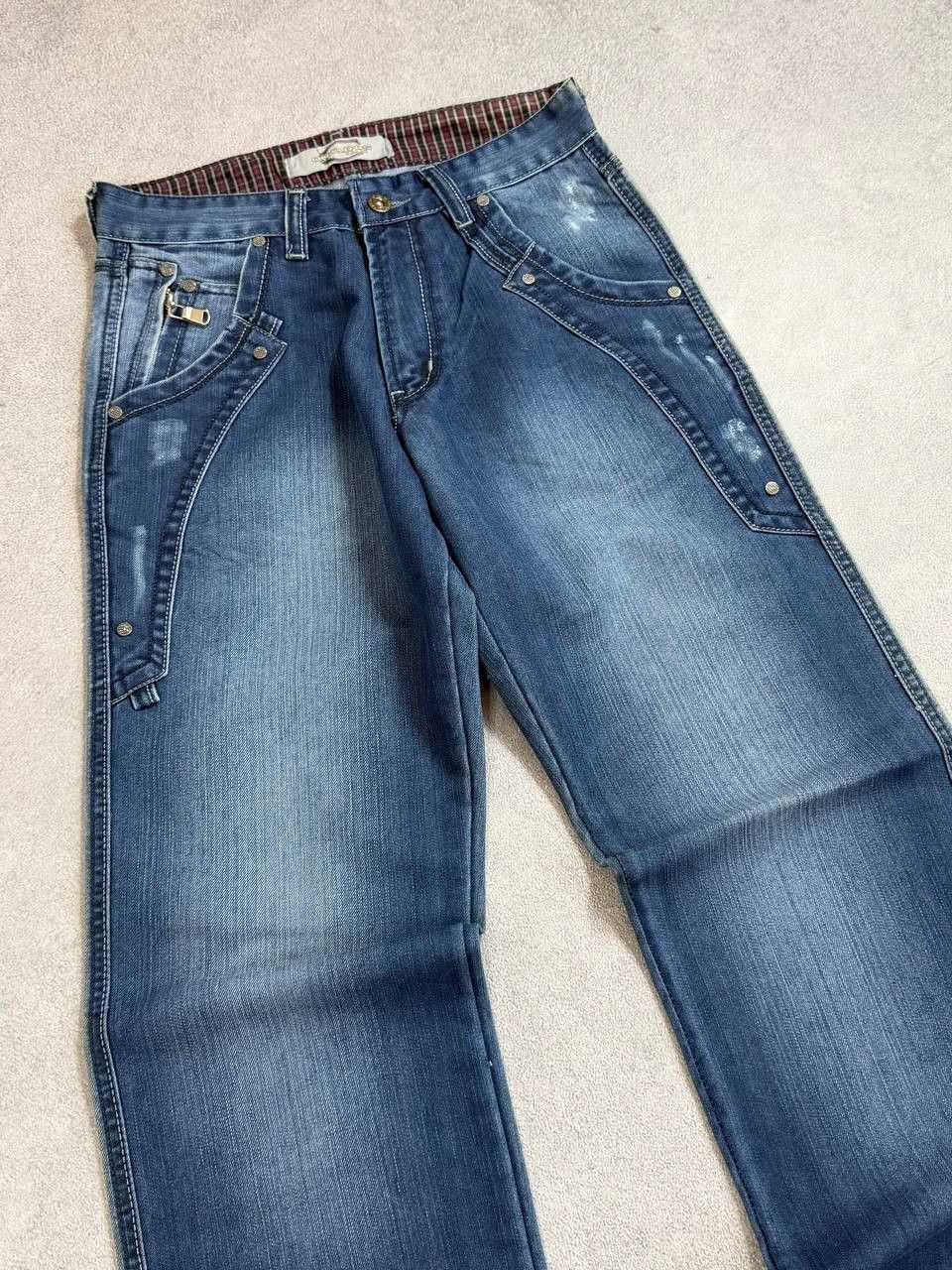 Hedi Slimane 00s Hedi Slimane Dior Style Archive Baggy Y2K Denim jeans Size US 31 - 7 Thumbnail