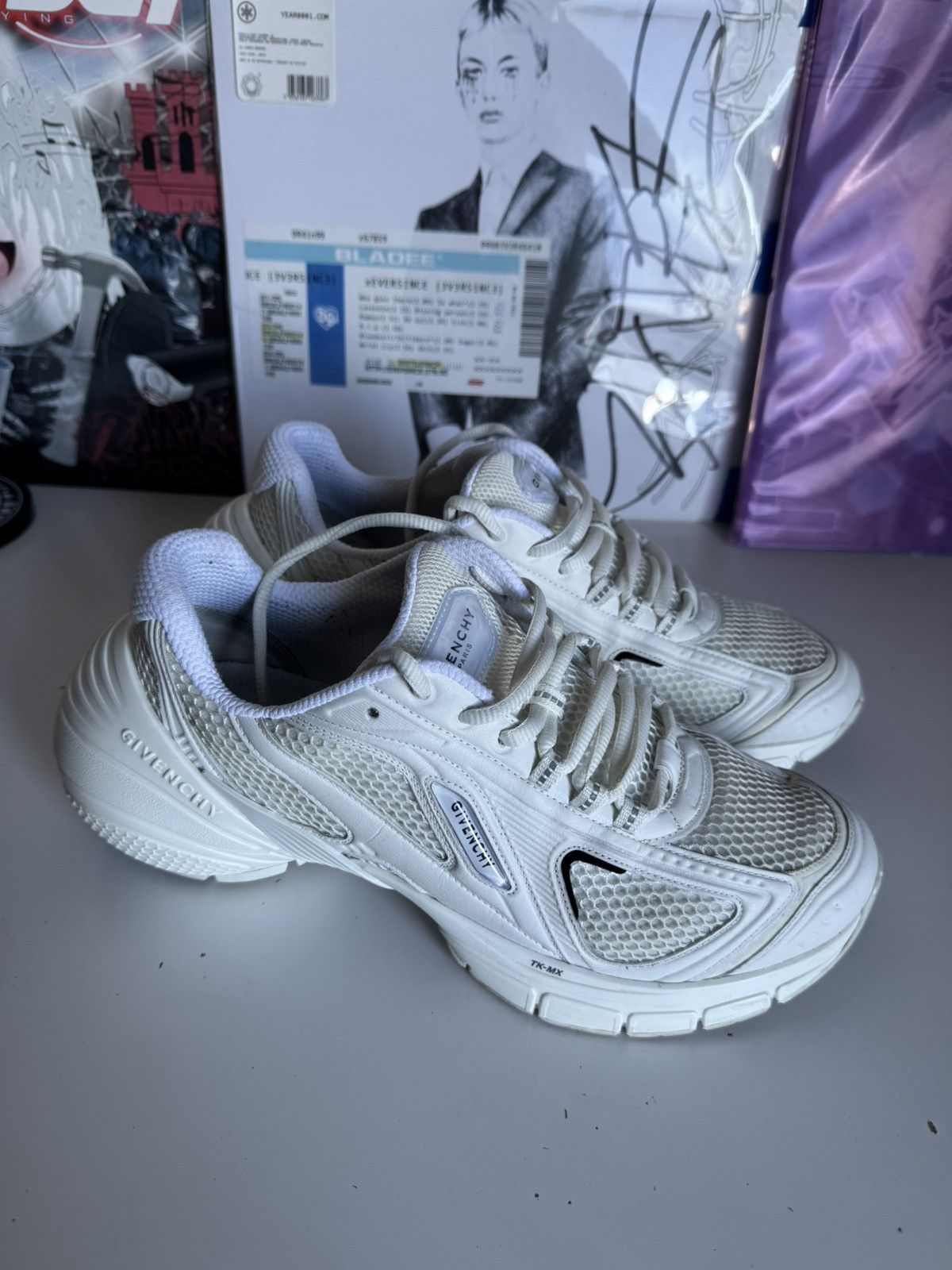 Givenchy Givenchy TK-MX White Sneakers Runners Luxury Designer Size US 9 / EU 42 - 7 Thumbnail