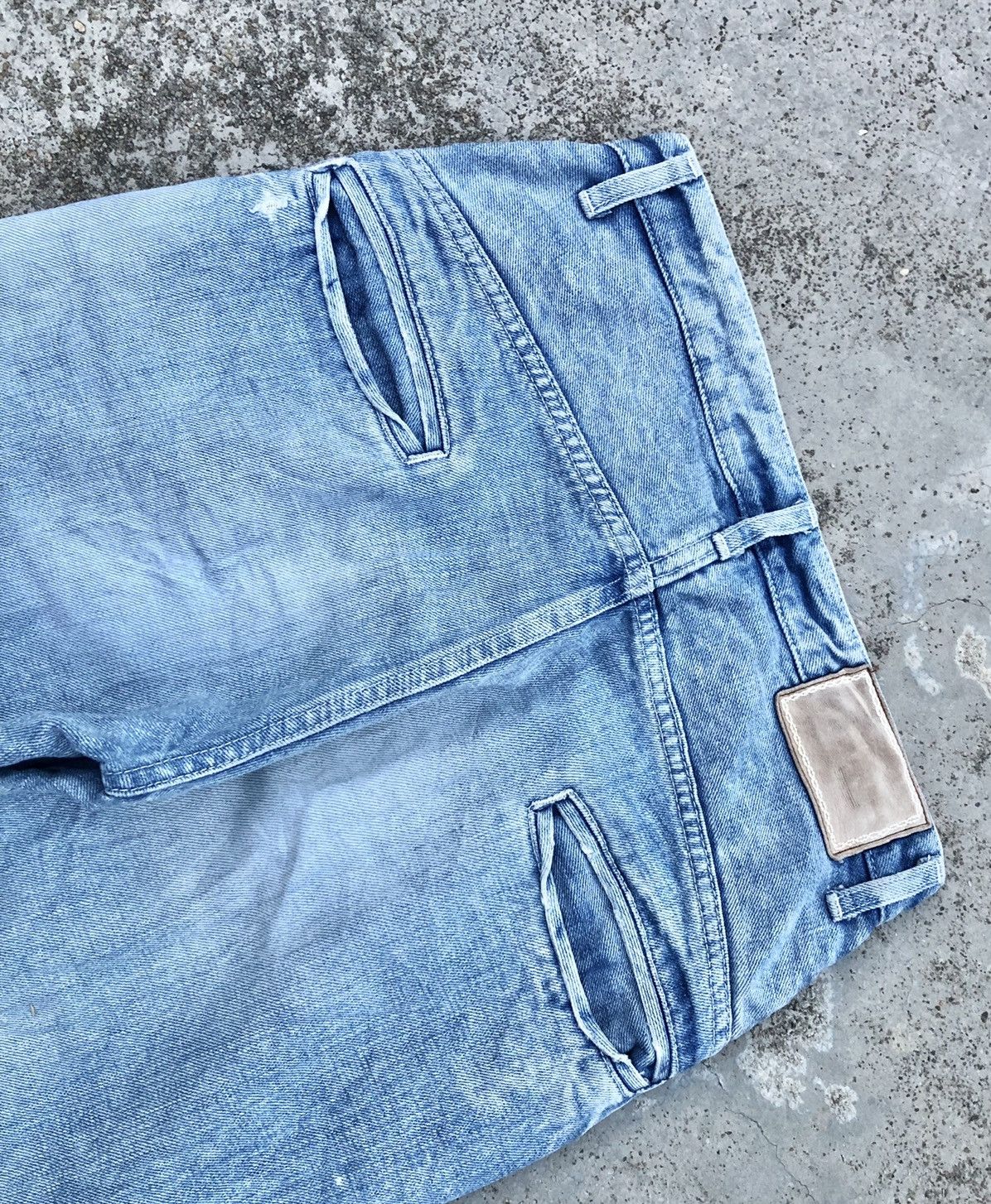 Japanese Brand × mina perhonen SELVEDGE DISTRESSED DENIM PANT Size US 29 - 7 Thumbnail