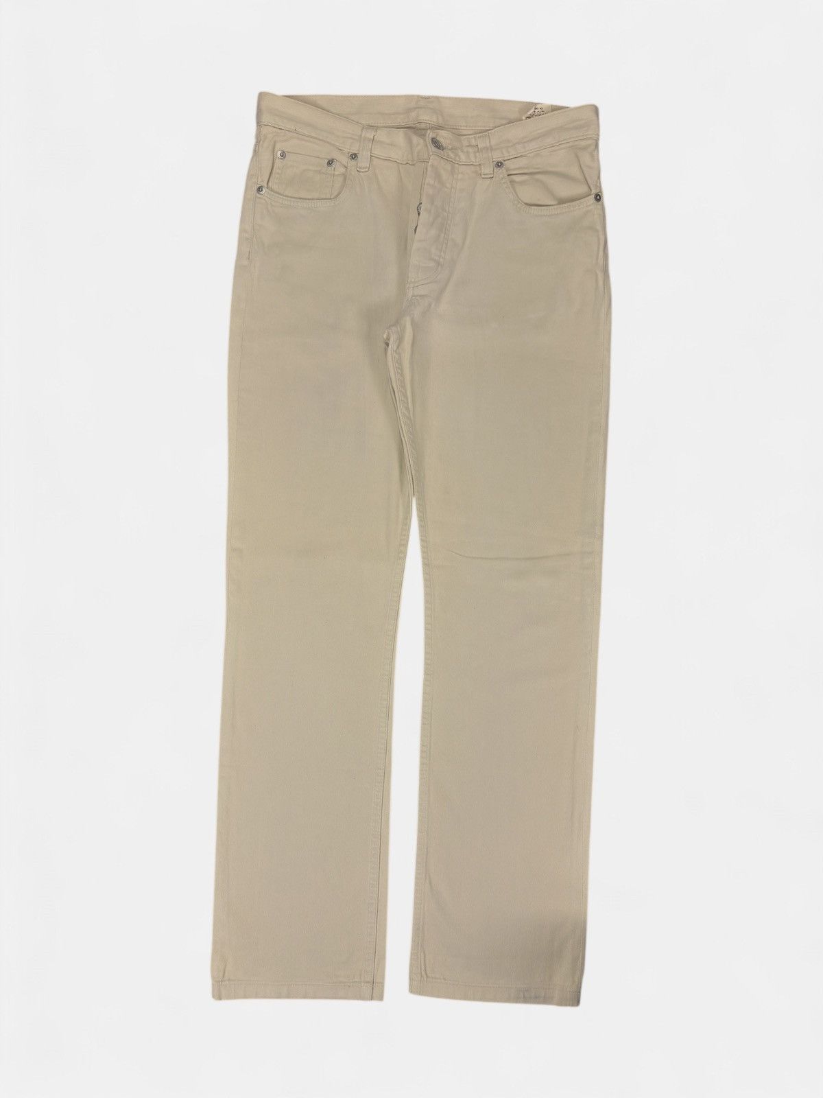 Helmut Lang Helmut Lang - 1998 Casual Beige Pants Size US 30 / EU 46 - 1 Thumbnail