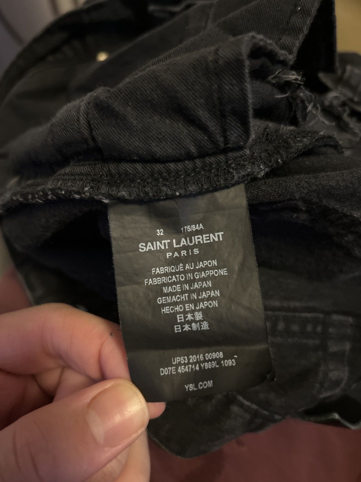 Saint Laurent Paris Saint laurent D02s Size US 32 / EU 48 - 9 Thumbnail