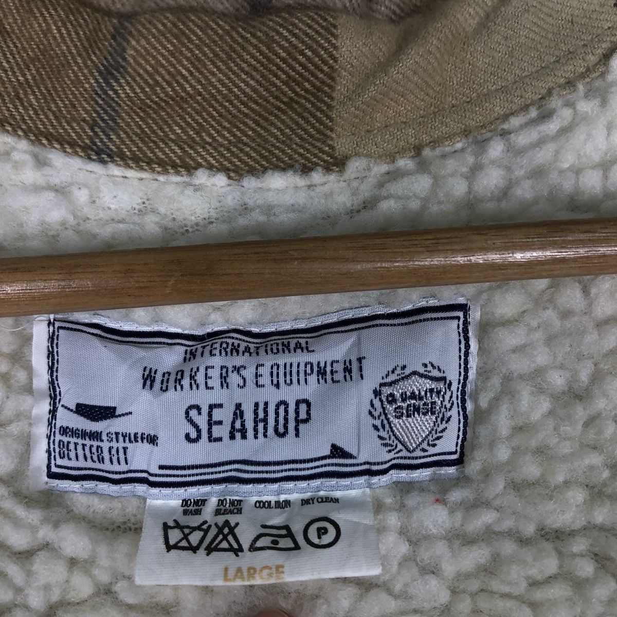 Flannel 🔥Vtg Flanne Jacket Seahop Japan Tartan Design Issey Miyake Size US L / EU 52-54 / 3 - 15 Thumbnail