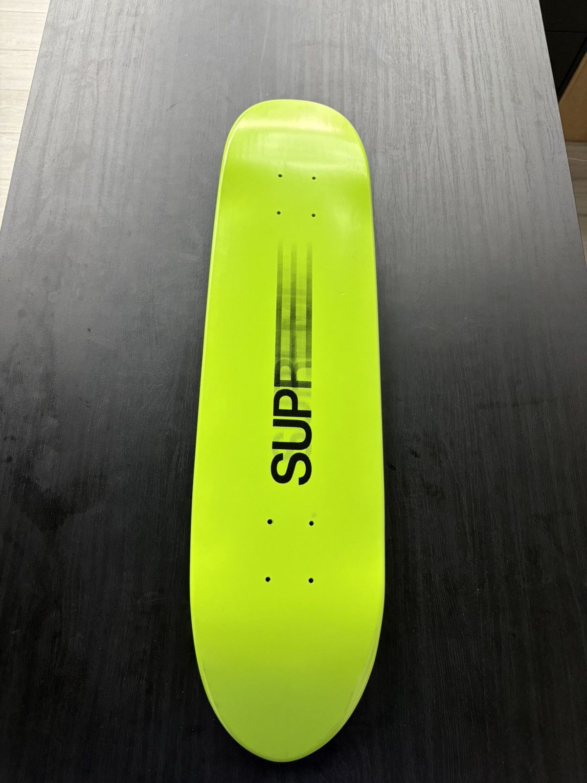 Supreme Supreme Motion Logo Cruiser Skateboard Deck Lime Size ONE SIZE - 1 Thumbnail