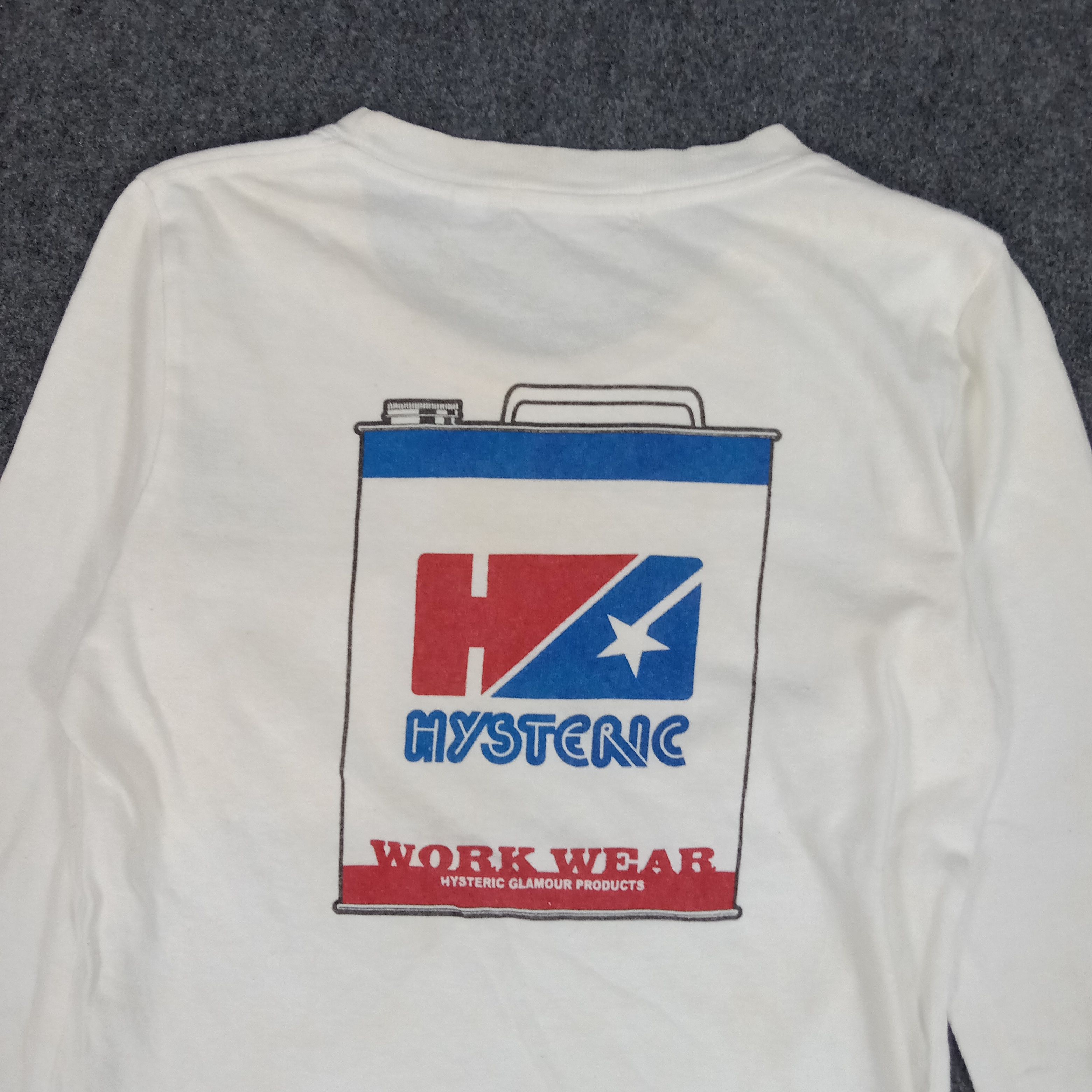 Hysteric Glamour × Japanese Brand × Vintage Hysteric Glamour Work Wear Tin Japanese Brand Tshirt Size XS / US 0-2 / IT 36-38 - 2 Thumbnail