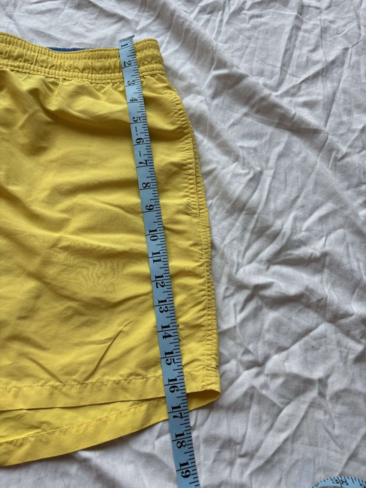 Polo Ralph Lauren Vintage Polo Ralph Lauren Yellow Swim Trunks Essential Size US 32 / EU 48 - 7 Thumbnail