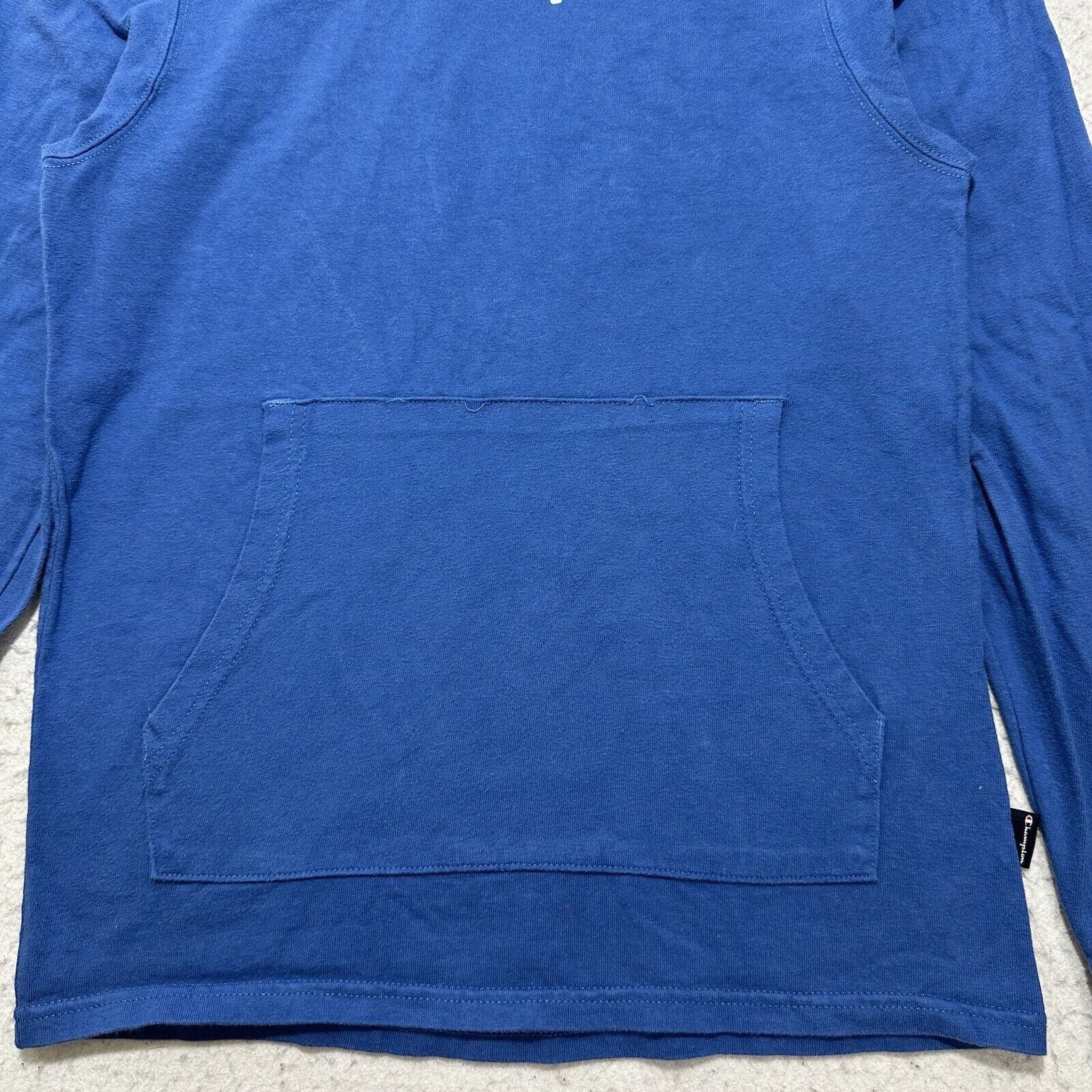 Champion Champion Small Hoodie Blue Drawstring Sweatshirt White Logo Size S / US 4 / IT 40 - 5 Thumbnail
