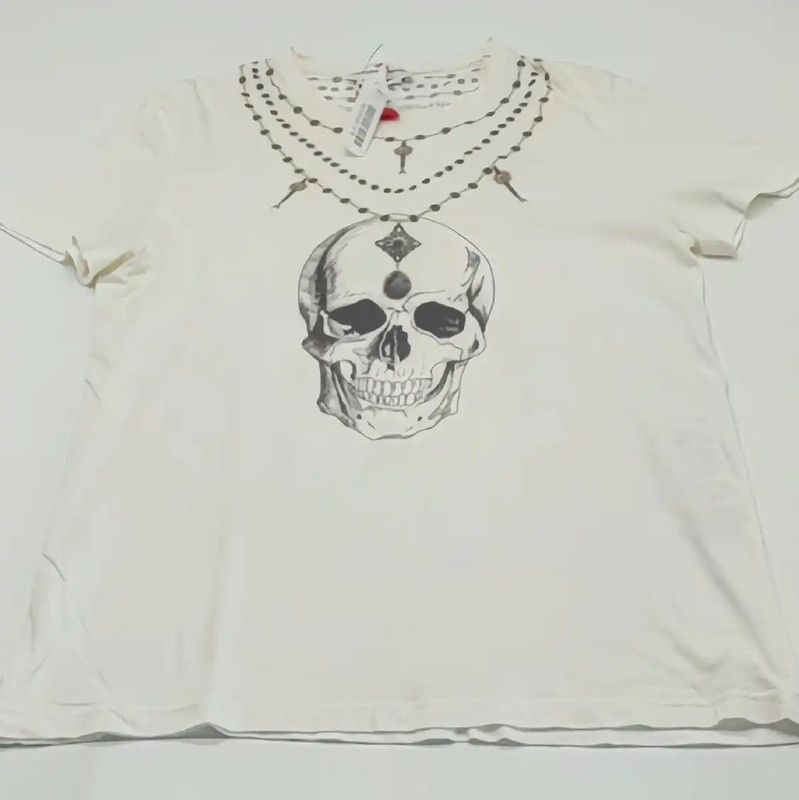 Alexander McQueen Alexander McQueen Skull Print Cotton T-Shirt 0089 Size XS / US 0-2 / IT 36-38 - 1 Thumbnail