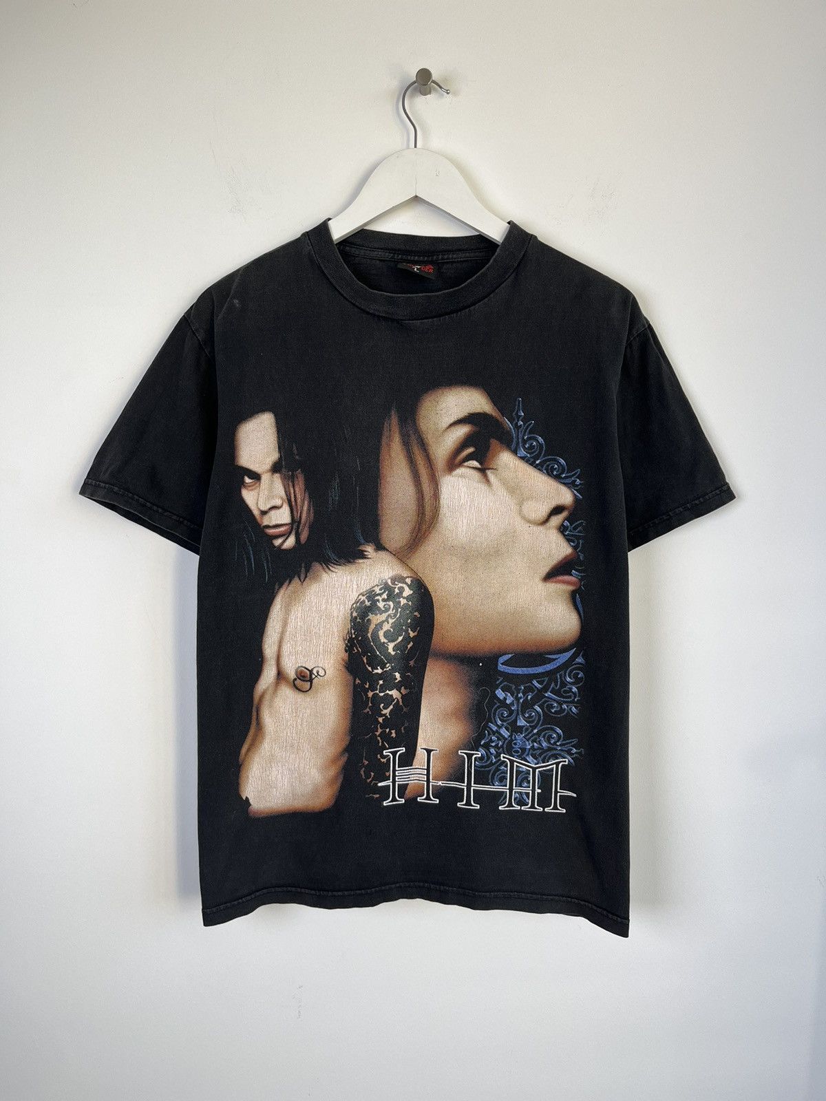 Band Tees Vintage HIM Band 90s Sunfaded Tee Size US L / EU 52-54 / 3 - 1 Thumbnail