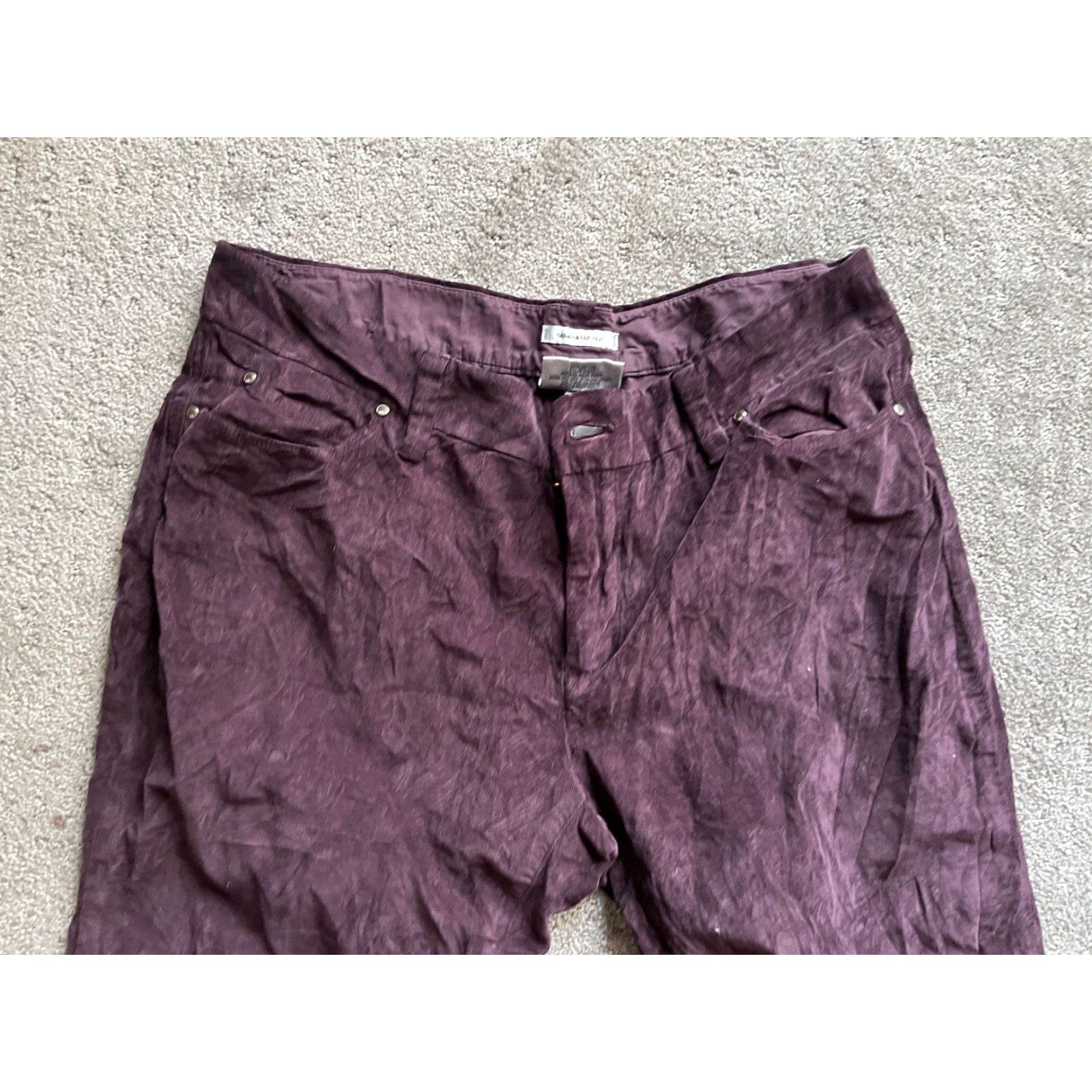 Banana Republic Banana Republic Womens Skinny Jeans Size 12 Sloan Velvet Purple Low Rise Denim Size 34" / US 12 / IT 48 - 2 Thumbnail