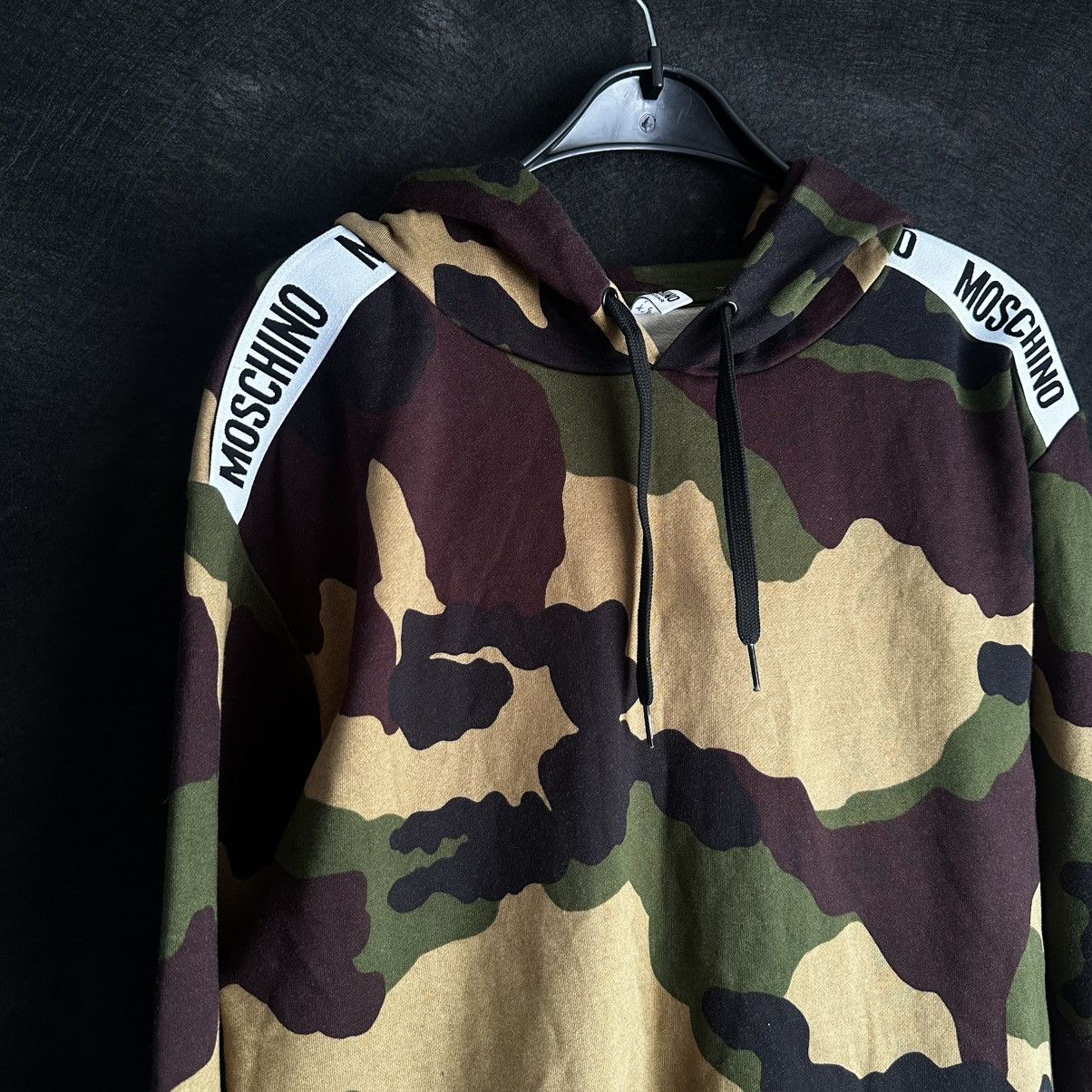 Moschino Underwear Moschino Camouflage Hoodie Green Size US XL / EU 56 / 4 - 2 Thumbnail