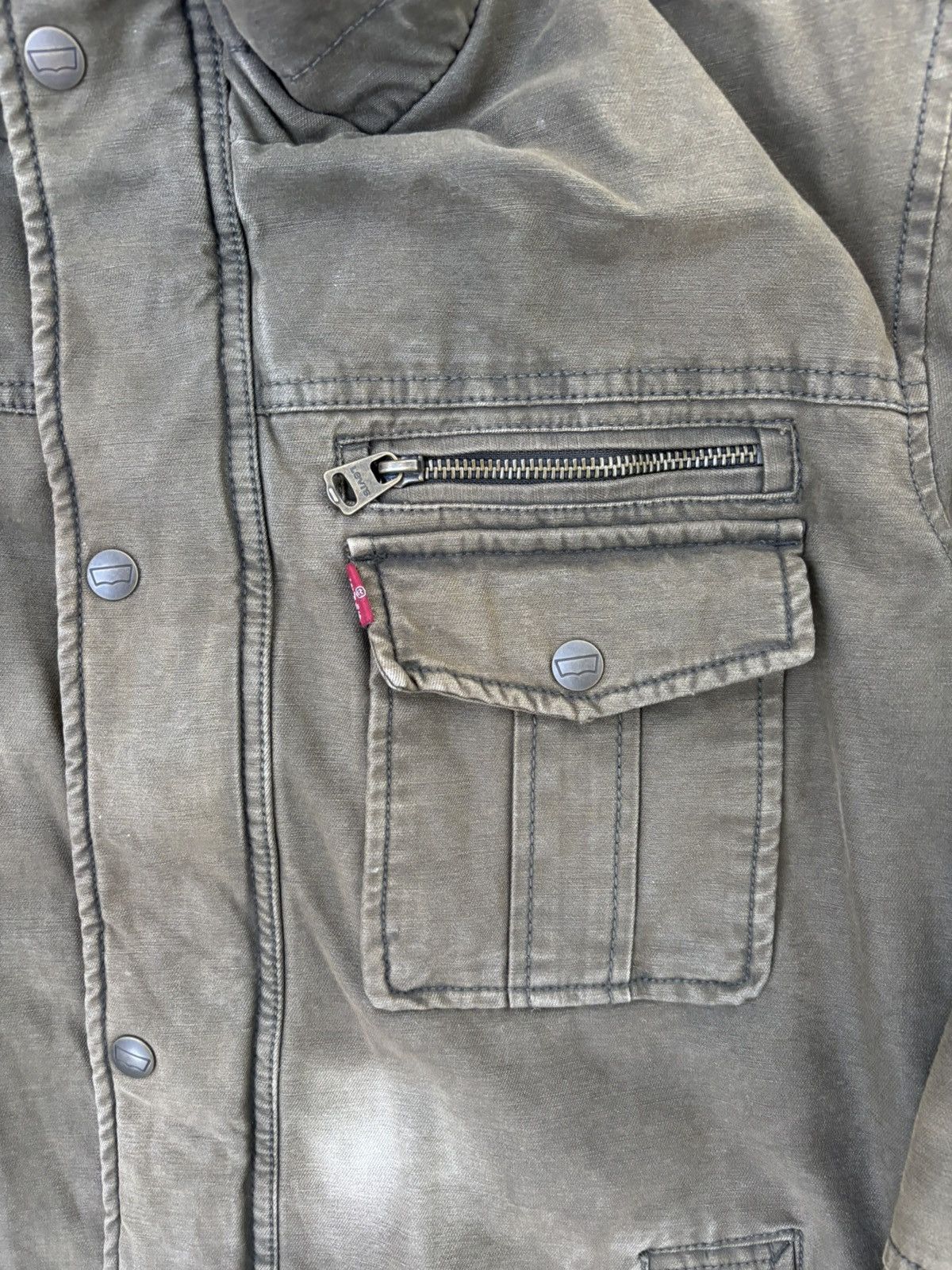 Levi's Levi's Vintage Men's Canvas Five-Pocket Heavy Quilted Jacket Size US L / EU 52-54 / 3 - 4 Thumbnail