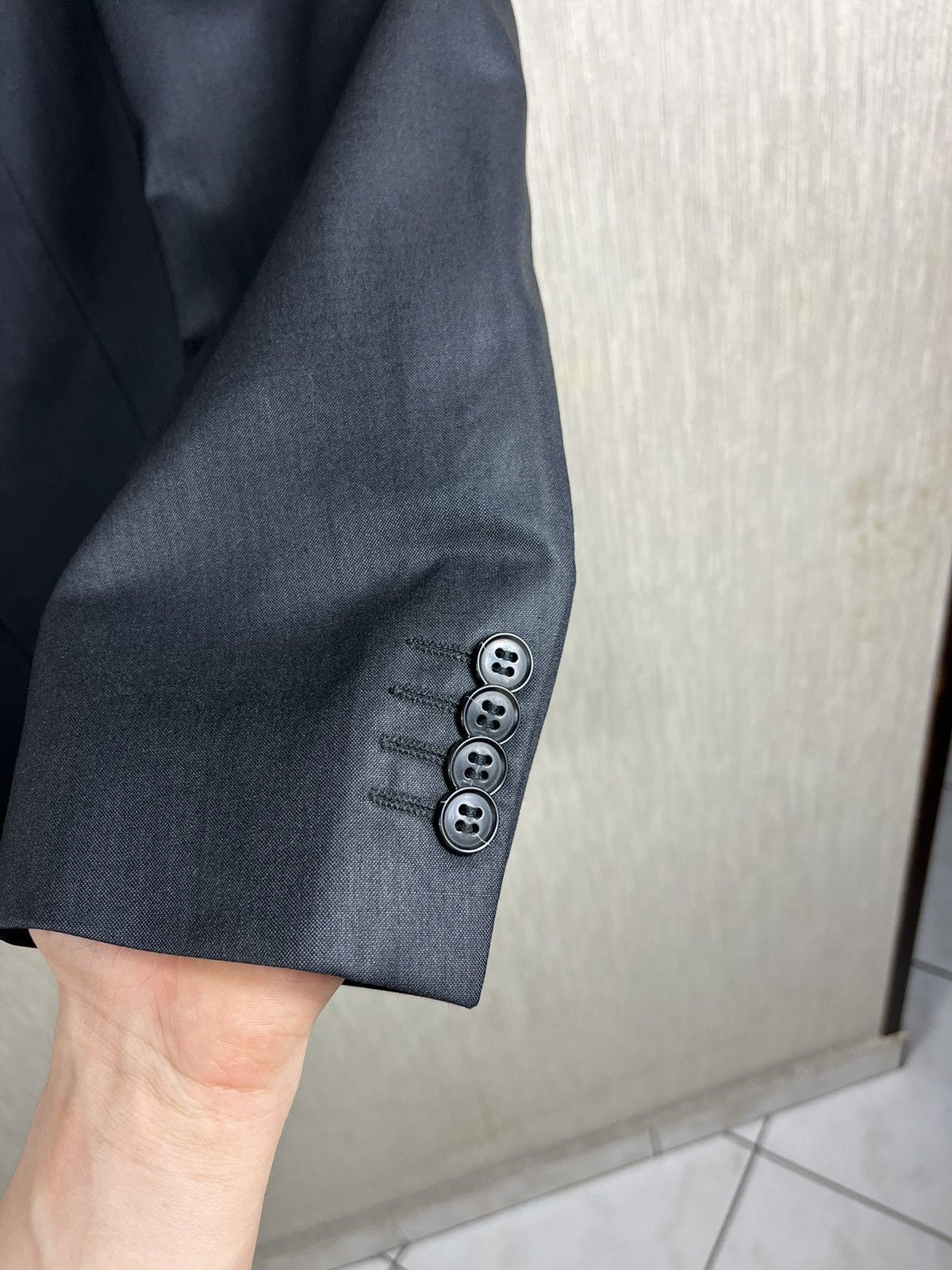 Ermenegildo Zegna × Z Zegna Ermenegildo Z Zegna wool blazer jacket shiny calico fabric Size 50R - 10 Thumbnail