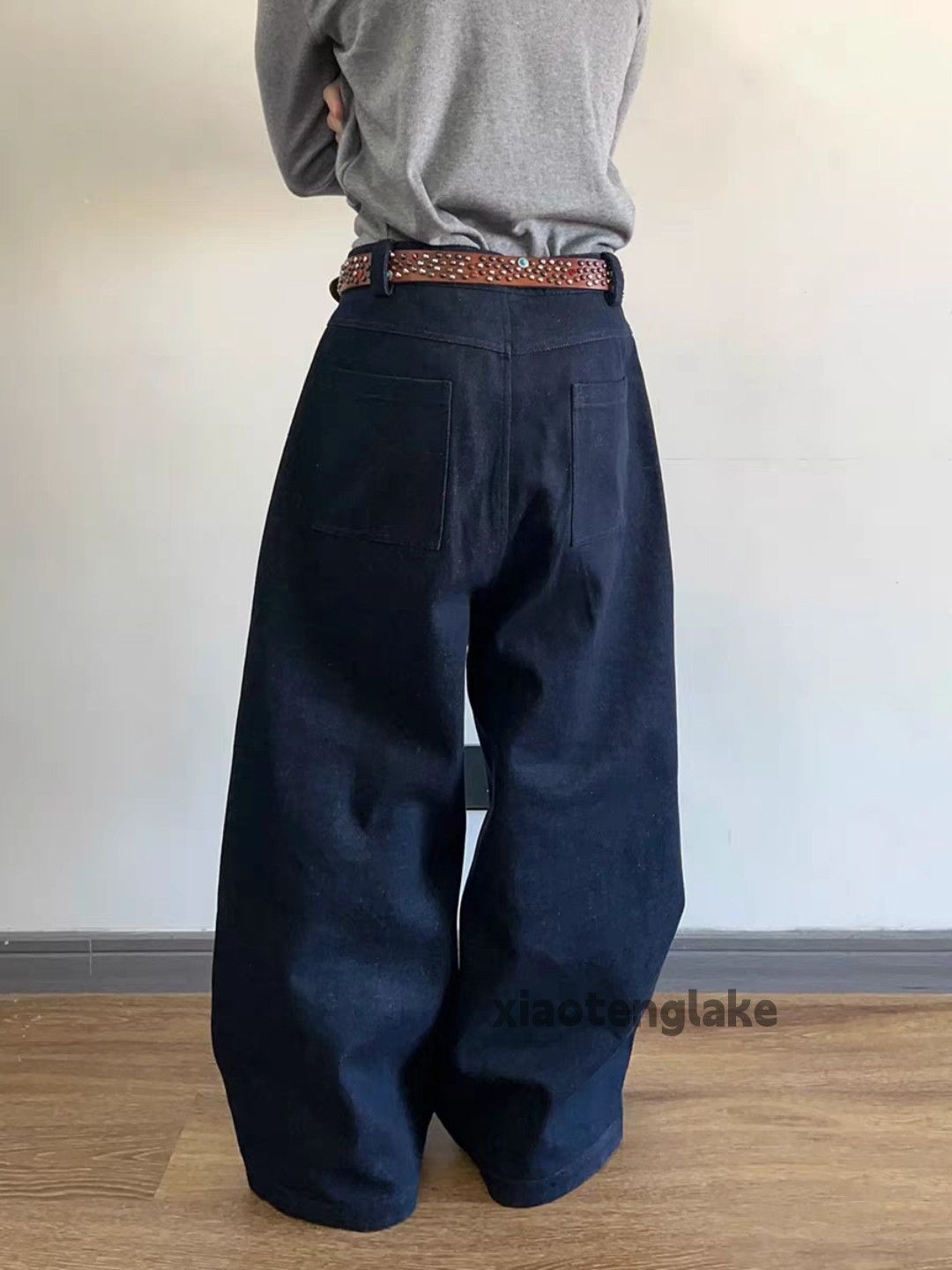 Jean zx vintage wide Leg loose baggy cargo flared jeans Size US 32 / EU 48 - 6 Thumbnail