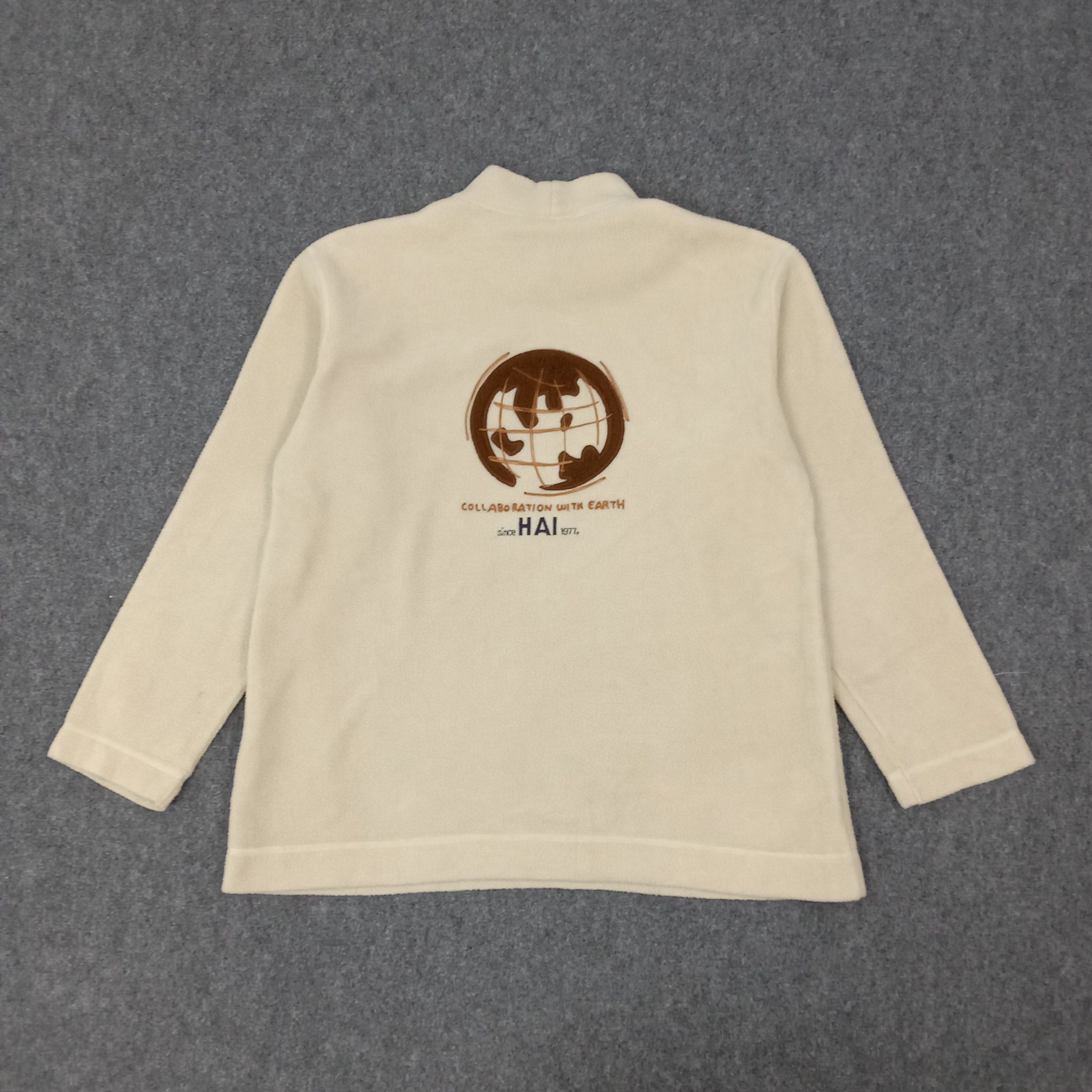 Hai Sporting Gear Hai Sporting Gear by Issey Miyake Fleece Sweatshirt C263N22 Size US M / EU 48-50 / 2 - 1 Thumbnail