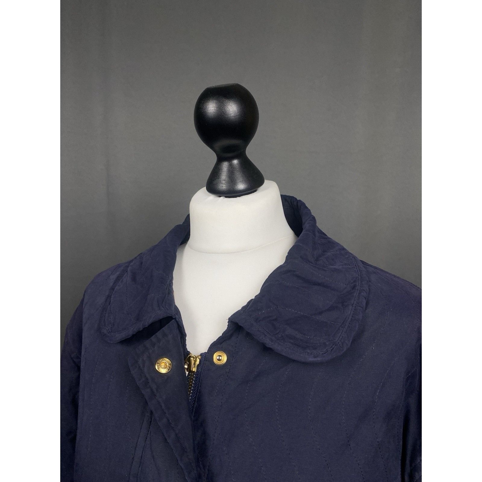 Burberry Burberry Nova Check Lining Vintage Women's Blue Quilted Jack Size XL / US 12-14 / IT 48-50 - 6 Thumbnail
