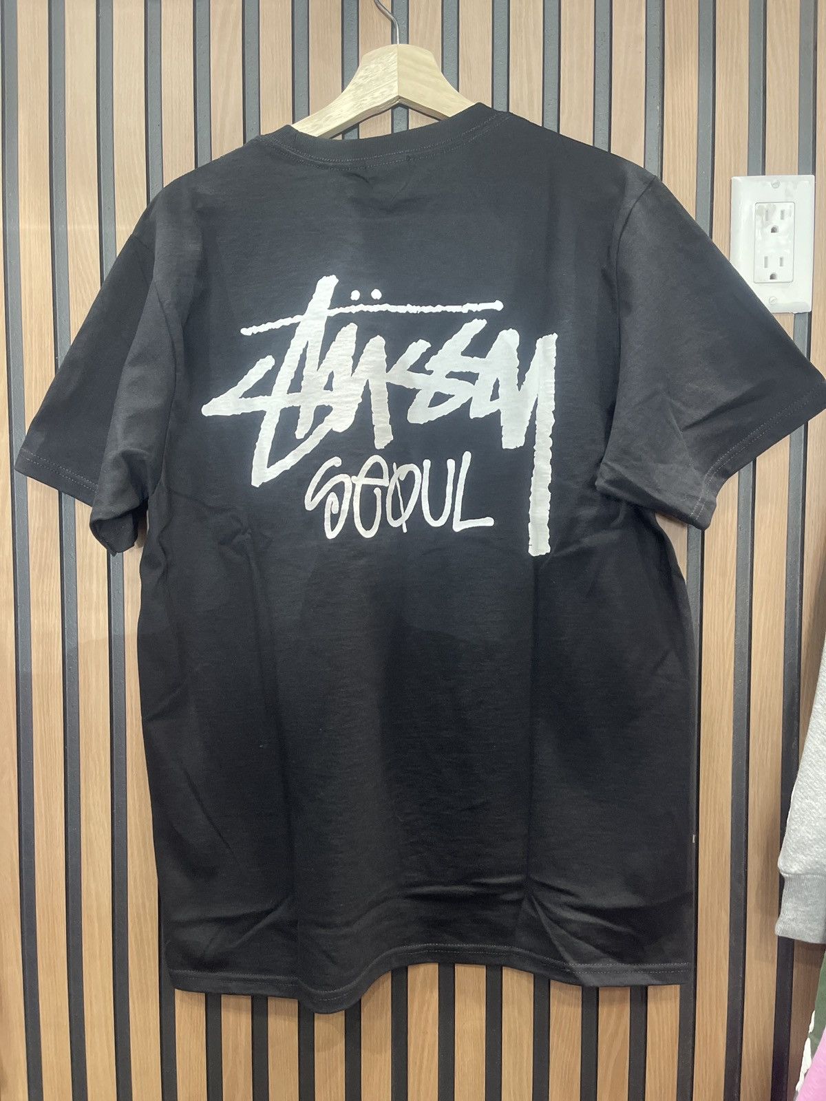 ★韓国の人気★【STUSSY】★SERVICE TE.E★BLACK★ STUSSY ステューシー 24AW STOCK TAIWAN LS TEE BLACK 台湾限定