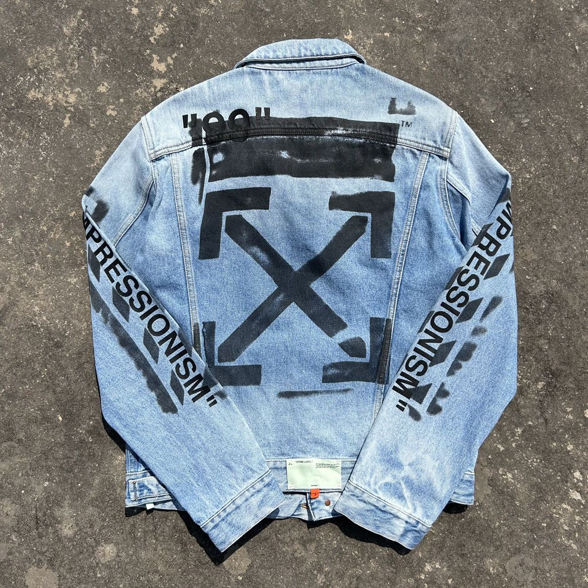 Off-White Off-White 19SS Impressionism Denim Jacket Size US S / EU 44-46 / 1 - 5 Thumbnail