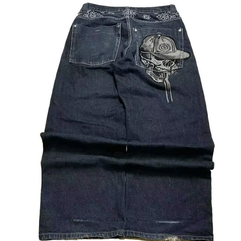 Other Baggy Skull Jeans Size US 36 / EU 52 - 1 Thumbnail