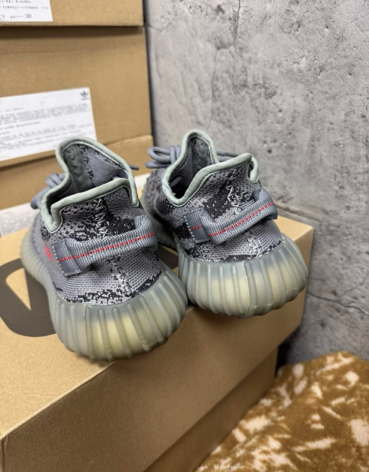 Adidas Adidas Yeezy 350 Beluga AH2203 K37 Size US 9 / IT 39 - 4 Thumbnail