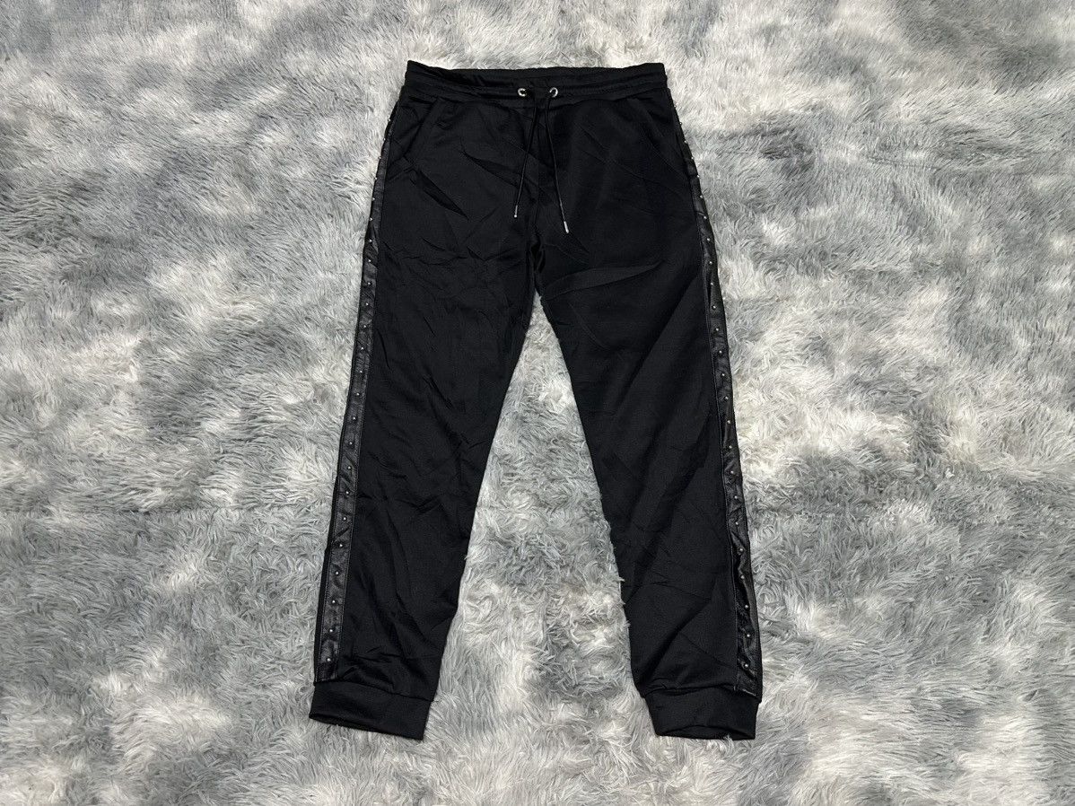 Japanese Brand 🔥Y2K Archived Loveless Studded Track Pants Goth Punk Size US 30 / EU 46 - 2 Thumbnail