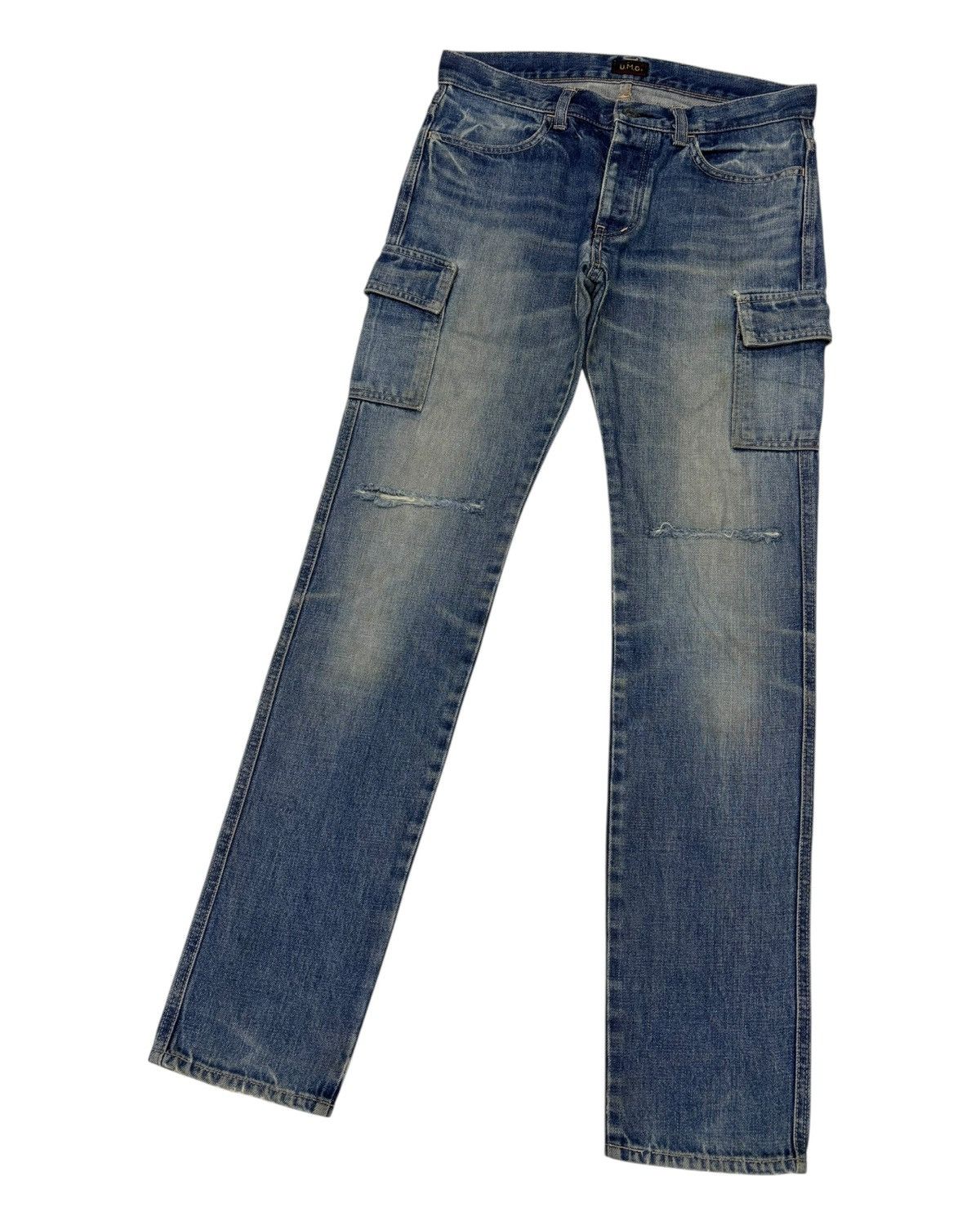 Kapital DMG DOMINGO DENIM CARGO JEANS Size 30" / US 8 / IT 44 - 7 Thumbnail