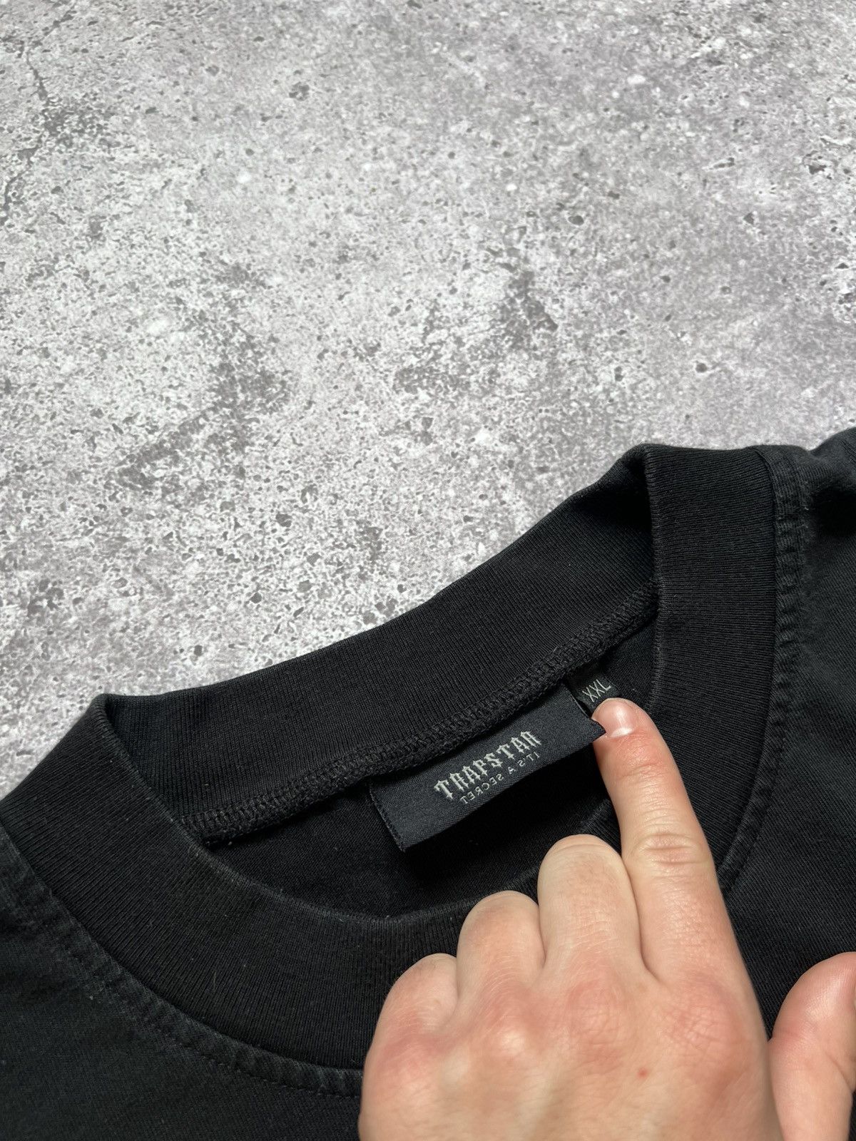 Trapstar London Trapstar Oversize Fit T-shirt Black Blue Men's Cotton Size US XXL / EU 58 / 5 - 7 Thumbnail