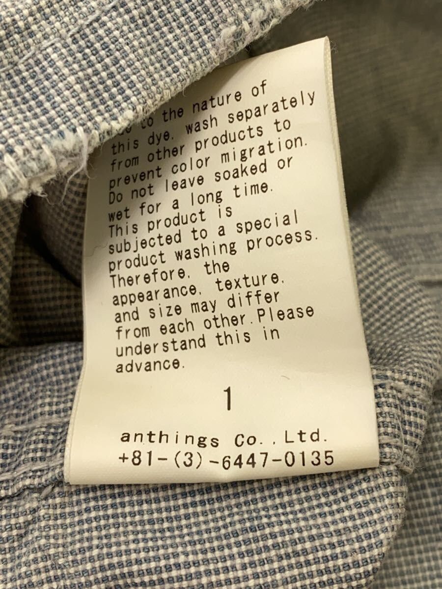 A.PRESSE Cotton Indigo Pin Check Coverall Size US S / EU 44-46 / 1 - 4 Thumbnail