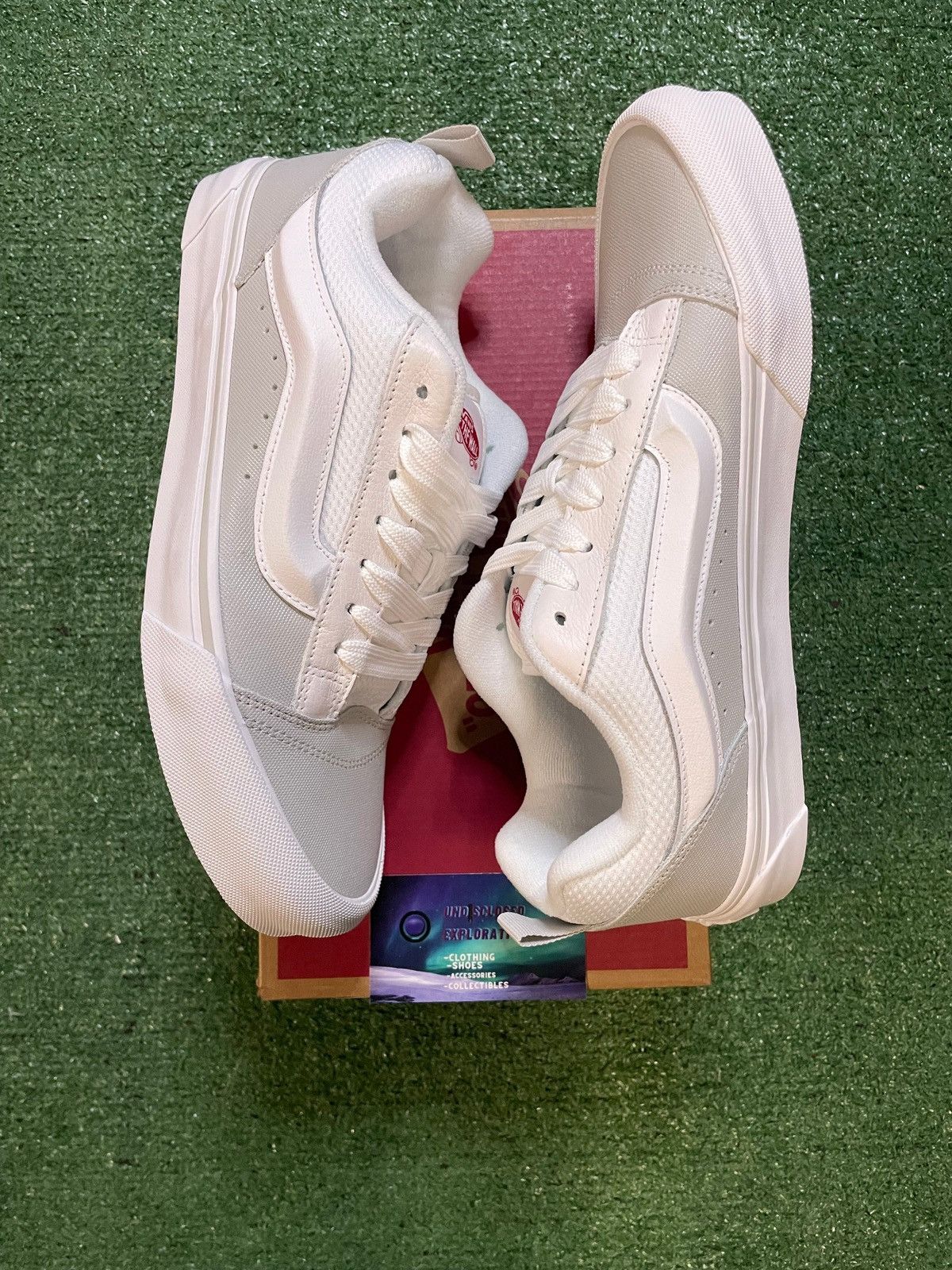 Vans Vans Knu Old Skool skate white/red Size US 10 / EU 43 - 4 Thumbnail