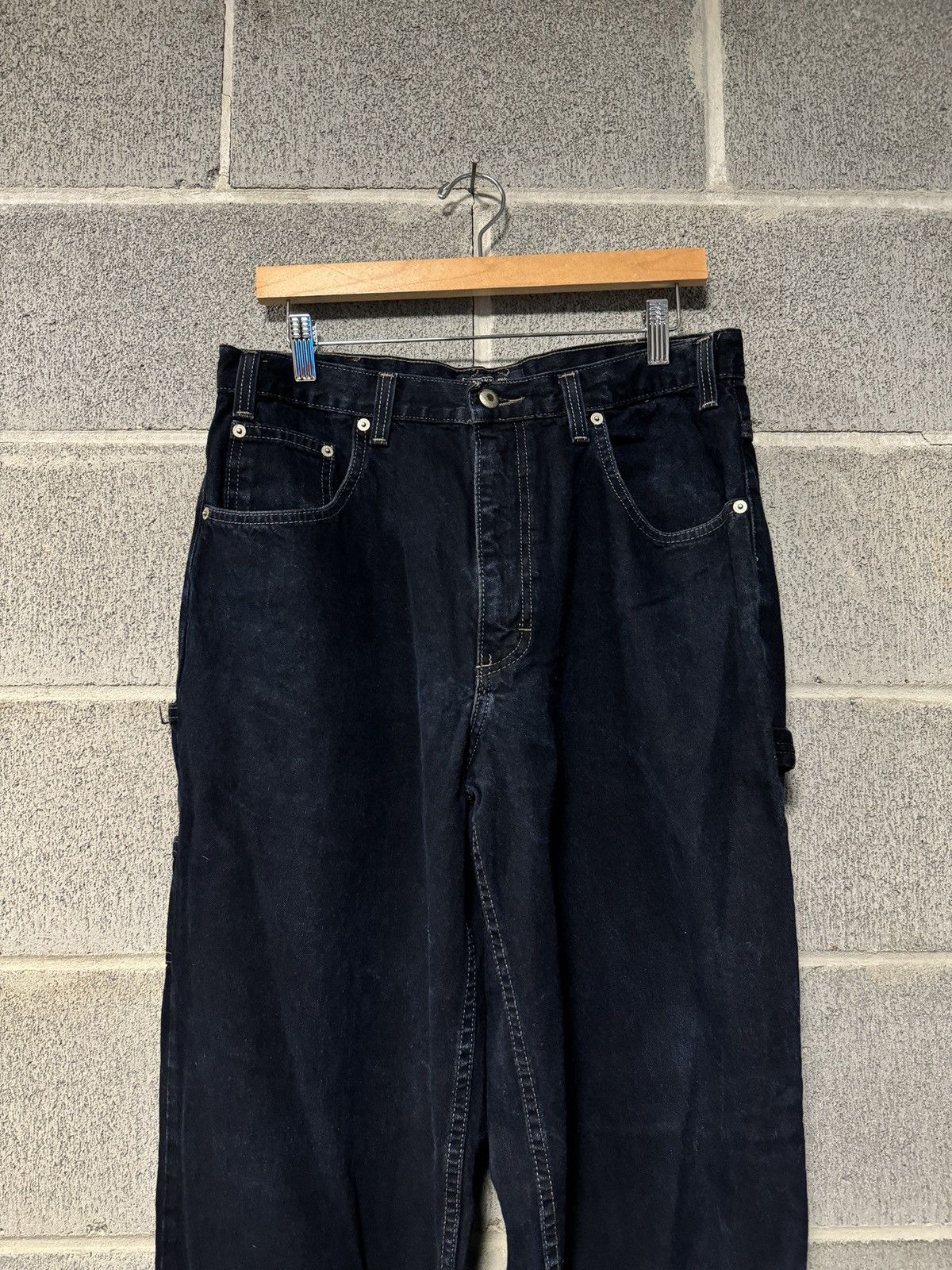 Gap Vintage Gap Dark Blue Denim Carpenter Work Jeans Size US 32 / EU 48 - 3 Thumbnail