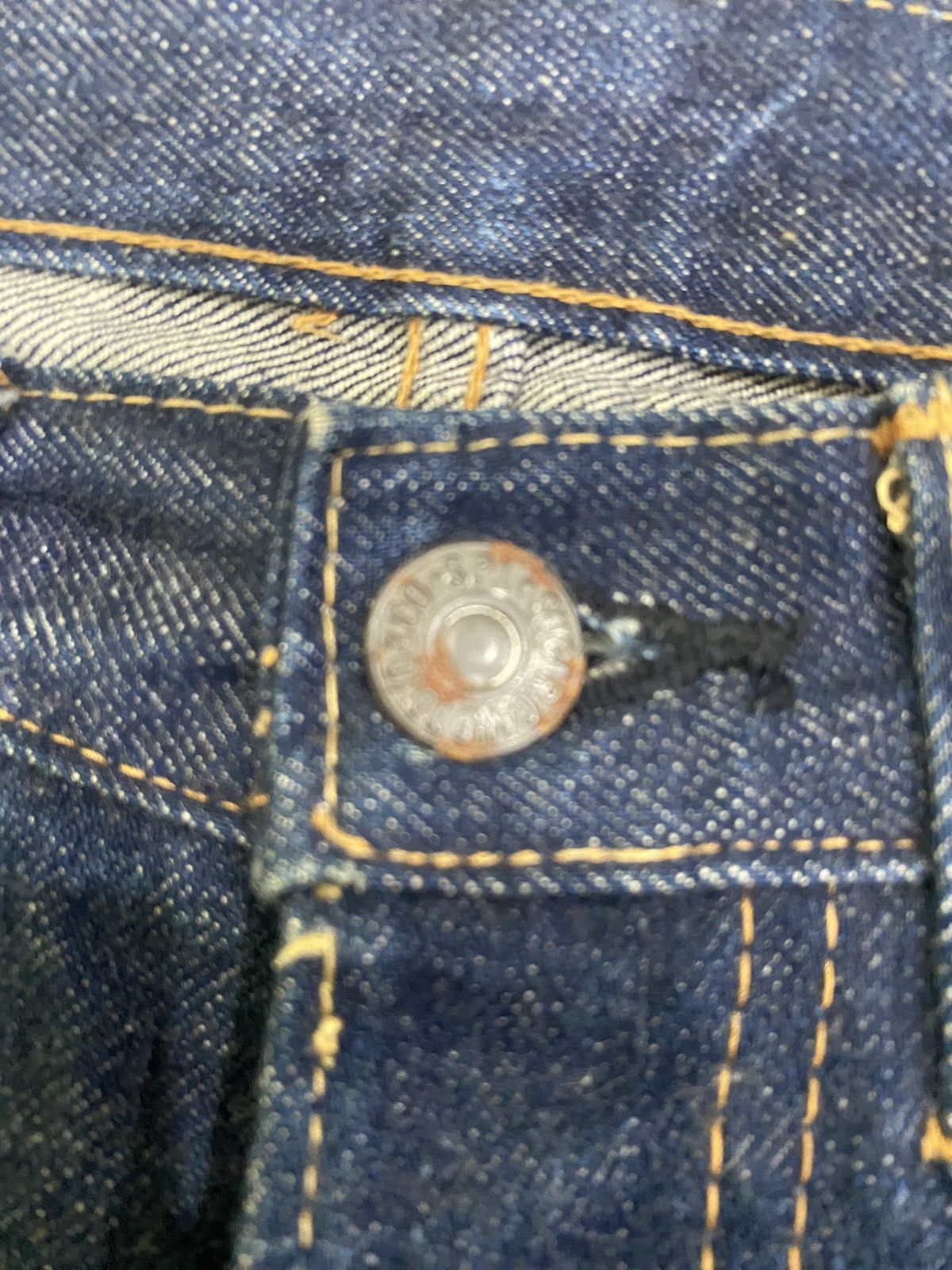 Harley Davidson × Sugar Cane Vintage Harley Davidson X Sugarcane denim selvedge jeans Size US 30 / EU 46 - 9 Thumbnail