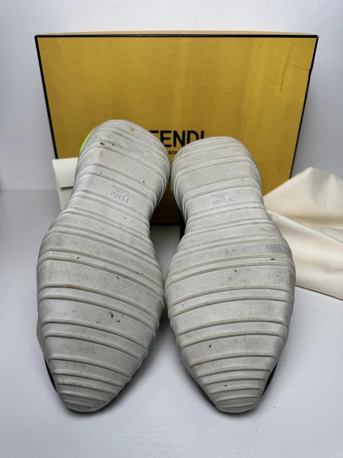 Fendi Fendi FF Logo Maglia Runner Sneakers Black/Grey SZ 9 Size US 9 / EU 42 - 7 Thumbnail