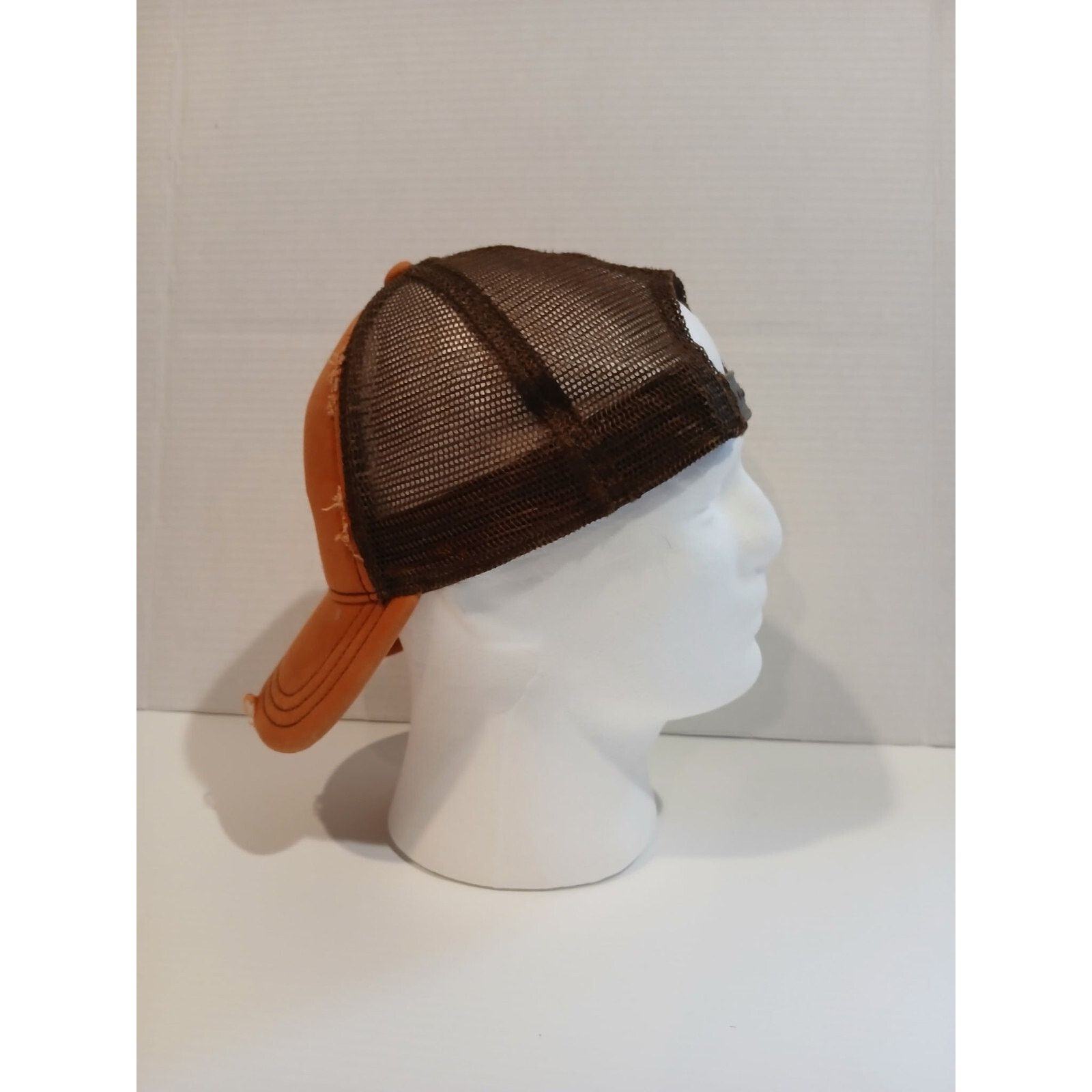 Other Texas Lonnghorn Mesh Hat Outhouse Designs Orange Hat Size ONE SIZE - 7 Thumbnail