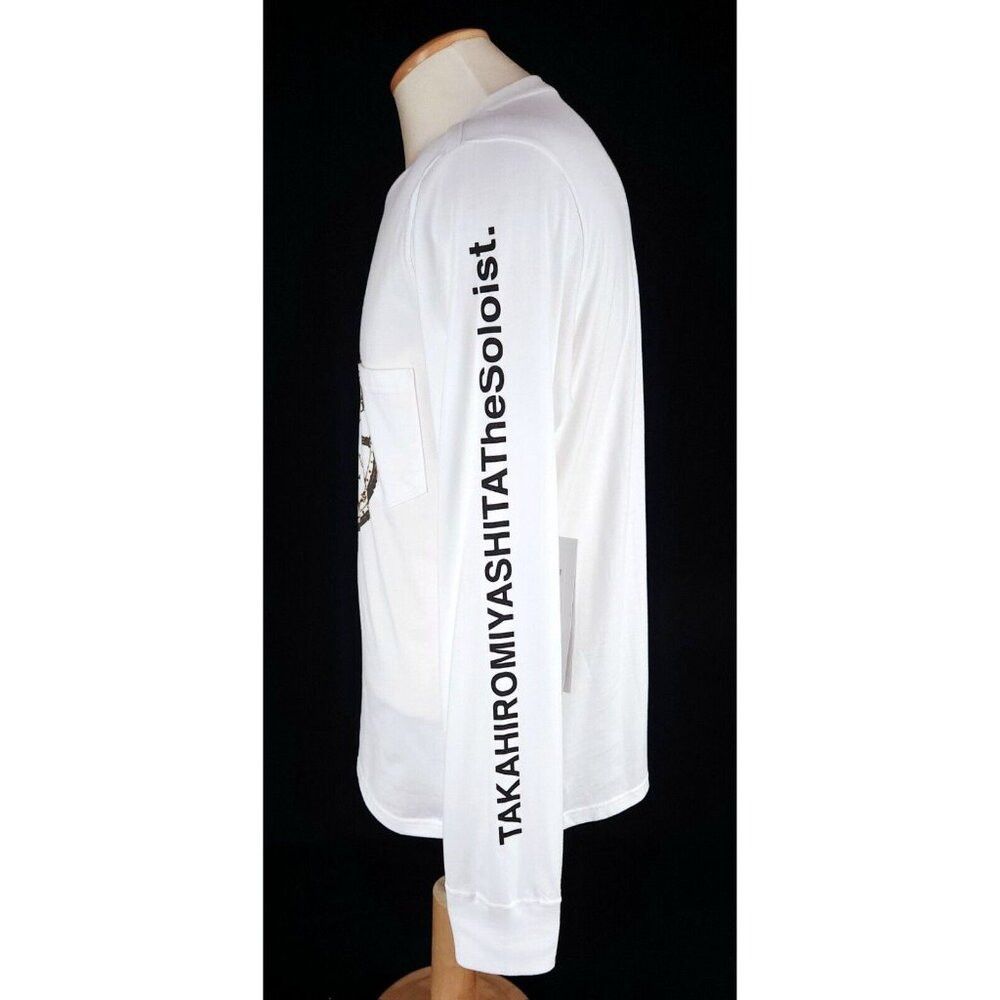 Takahiromiyashita The Soloist. TAKAHIROMIYASHITA TheSoloist. Printed Cotton-Jersey T-Shirt Size US M / EU 48-50 / 2 - 5 Thumbnail