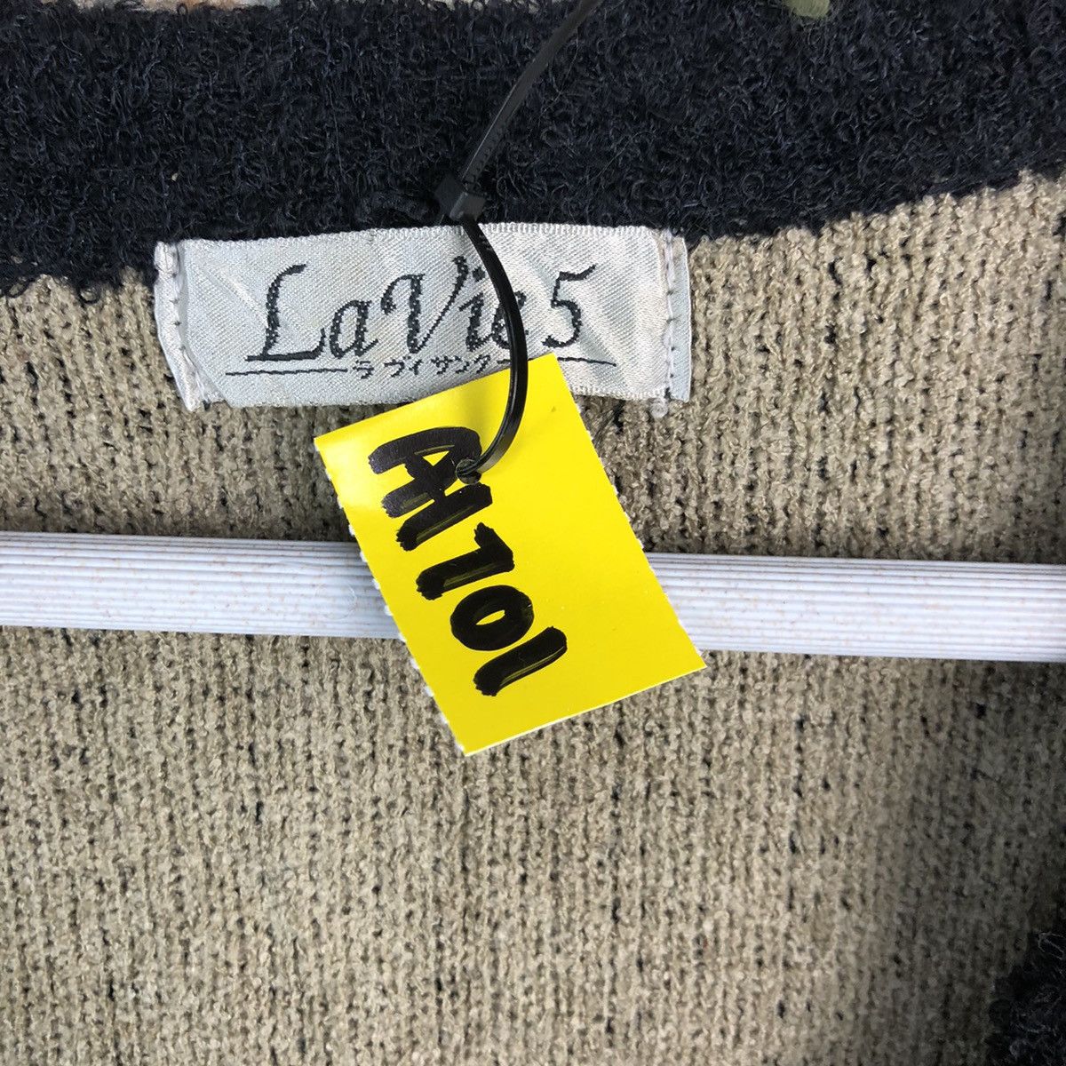 Homespun Knitwear × Japanese Brand La Vies Black Cardigan Knitwear #A1701 Size M / US 6-8 / IT 42-44 - 10 Thumbnail