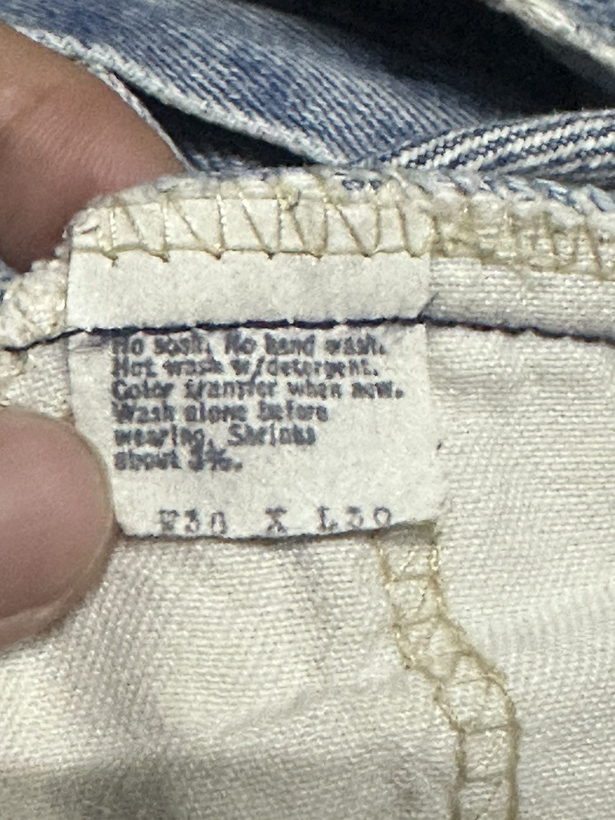 Levi's Levis 646 Vintage 70's Hidden Tag Orange Tab With Wide Flare Size US 35 - 9 Thumbnail