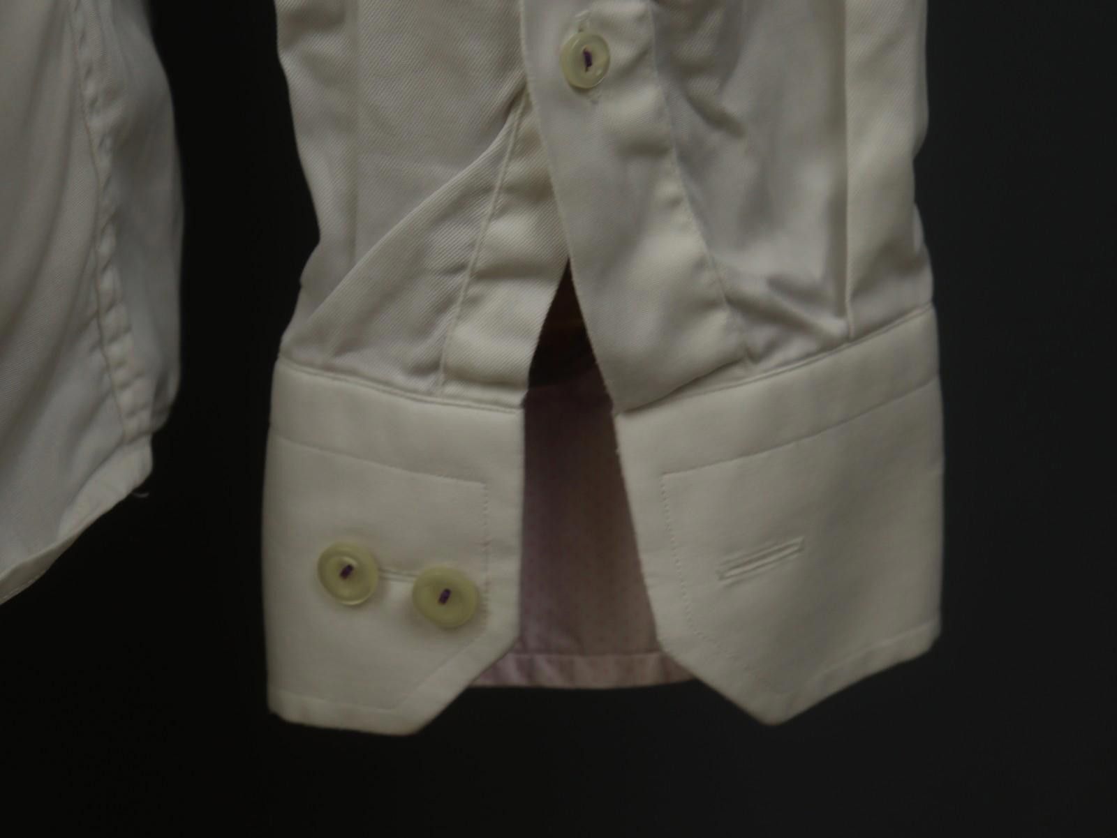 Eton Eton White 100% Cotton Collared Dress Shirt Size 40 Size 38R - 11 Thumbnail