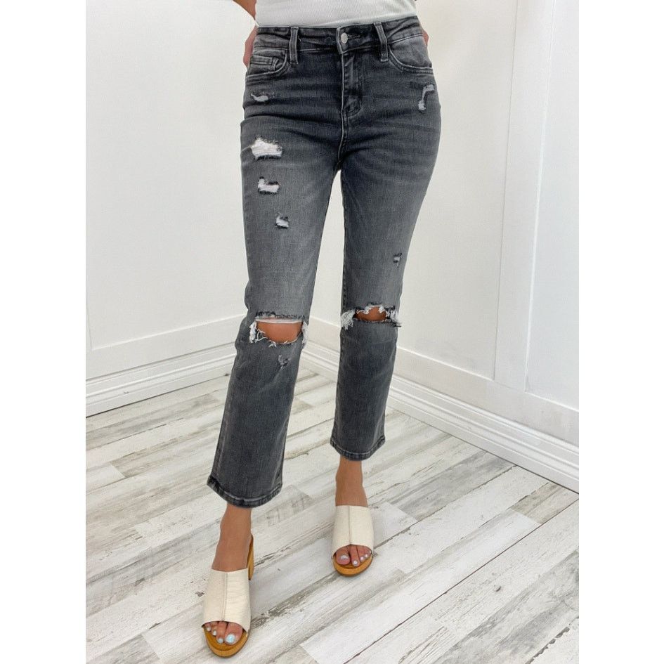 Velvet Vervet Flying Monkey Womens Victoria Straight Leg Jeans Size 30" / US 8 / IT 44 - 1 Thumbnail