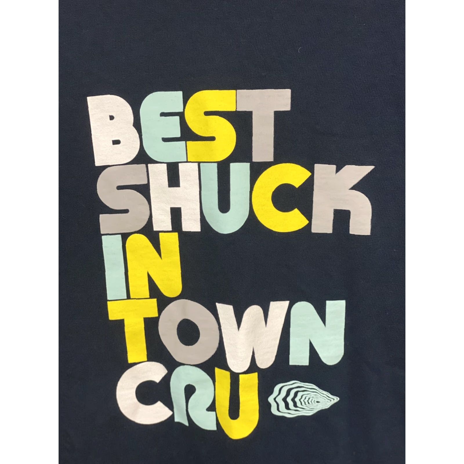 Vintage Womens XS I Am My Story T-Shirt CRU Nantucket Best Schuck in Town Blue Short Sleeve Regular Solid Vintage No Size XS / US 0-2 / IT 36-38 - 3 Thumbnail