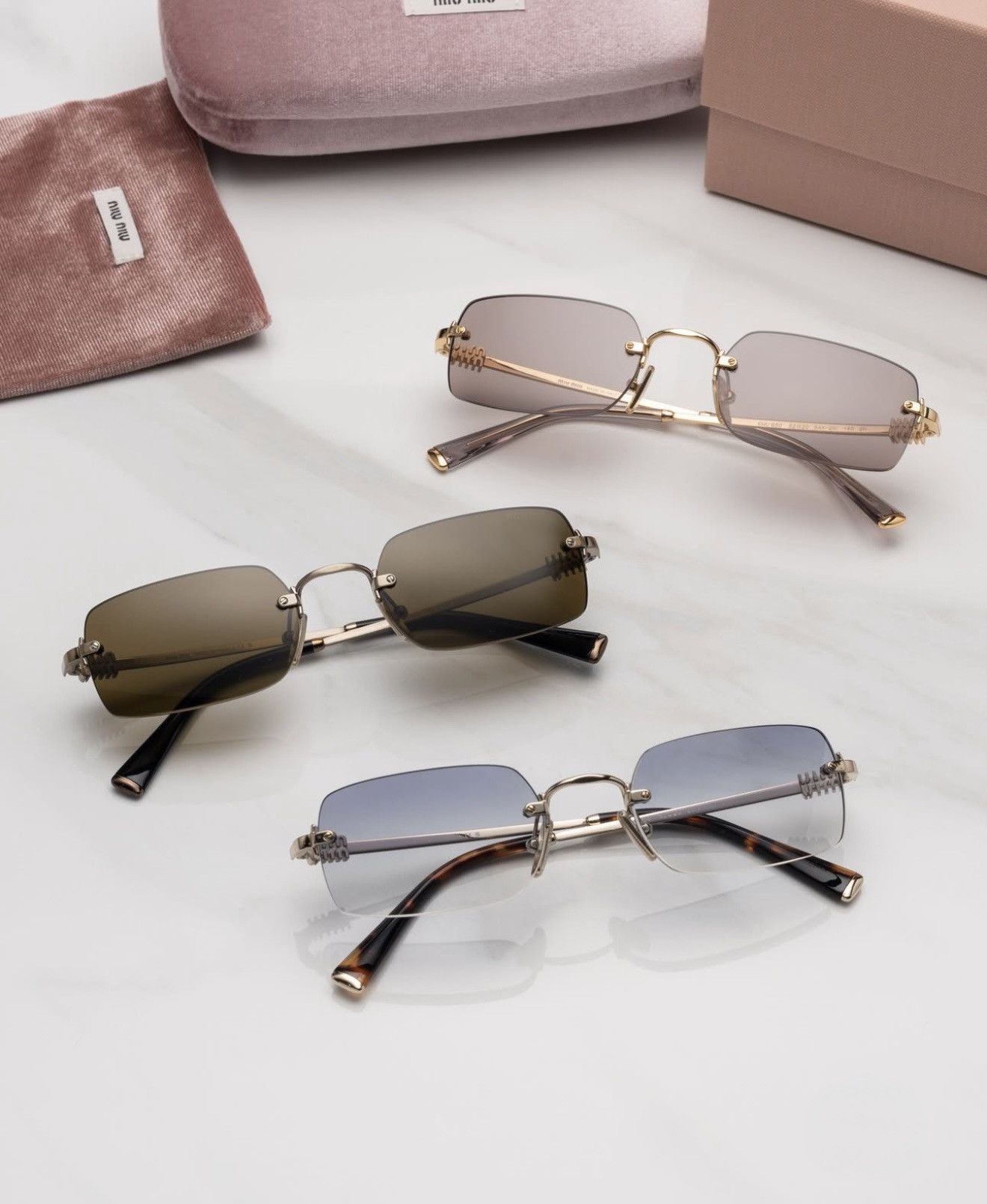 Miu Miu NEW Miu Miu sunglasses Miu Miu MU B50S ZVN80O Size ONE SIZE - 1 Thumbnail