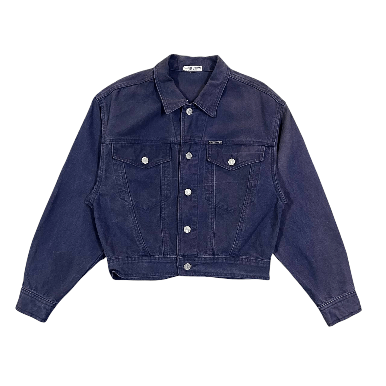 Georges Marciano Vintage Georges Marciano Guess Trucker Jacket Size US S / EU 44-46 / 1 - 1 Thumbnail
