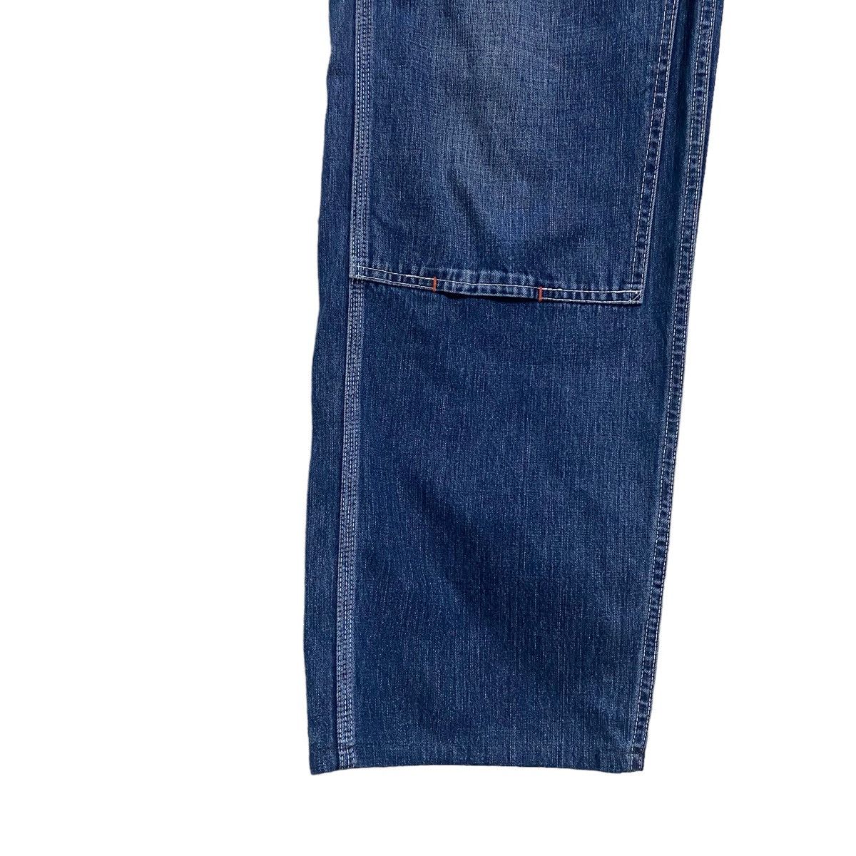 Japanese Brand Vintage Bartack Denim Work Pants Size US 31 - 11 Thumbnail