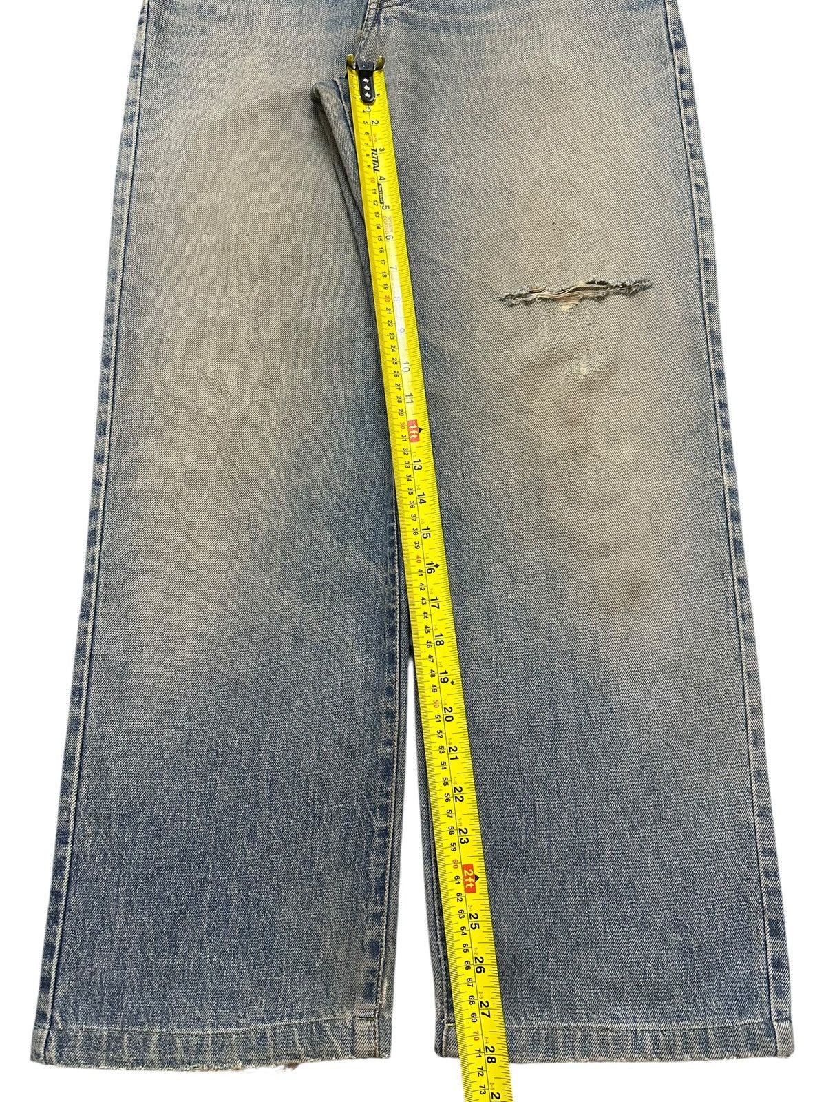 Japanese Brand Vintage Japanese Brand Blue Mud Wash Distress Style Baggy Size US 30 / EU 46 - 13 Thumbnail